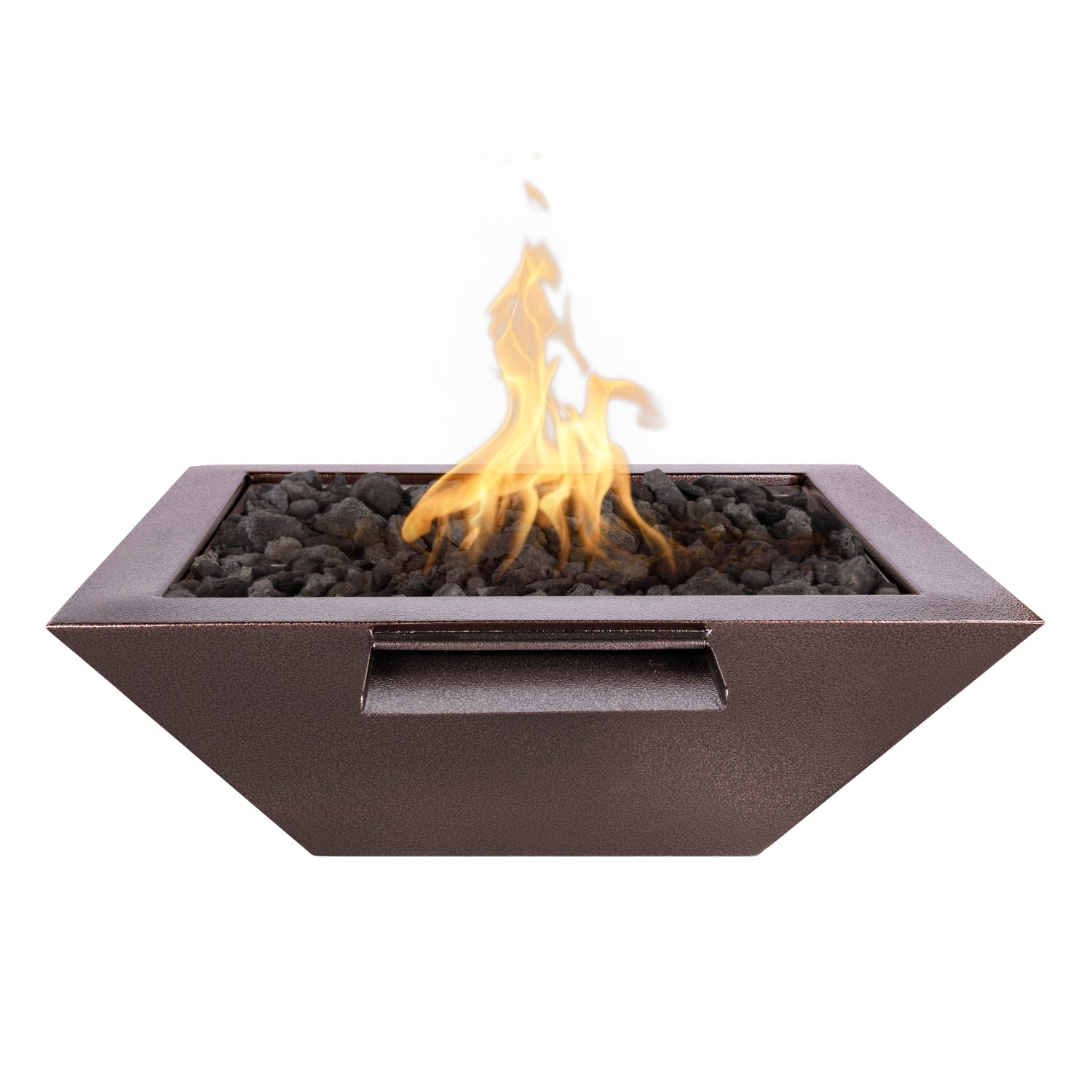 The Outdoor Plus Maya Powder Coated Metal Fire & Water Bowl