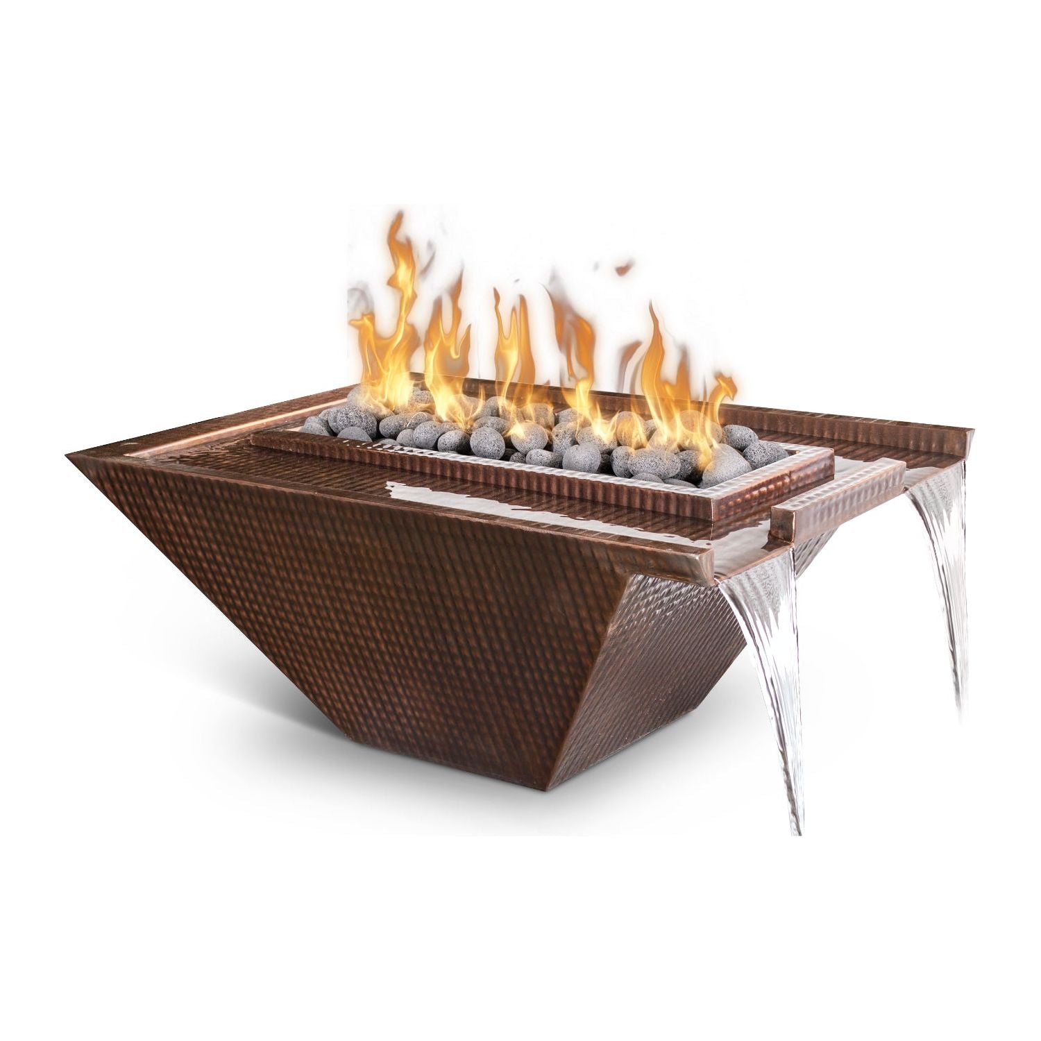 The Outdoor Plus Nile Hammered Copper Fire & Water Bowl