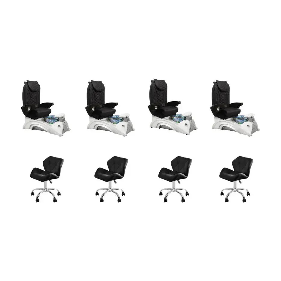 Osaki Pedicure Chair 4-Piece Set