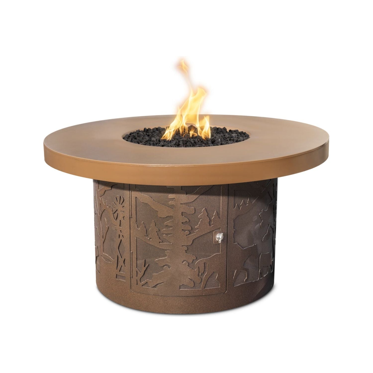 The Outdoor Plus Outback Round Concrete Fire Pit