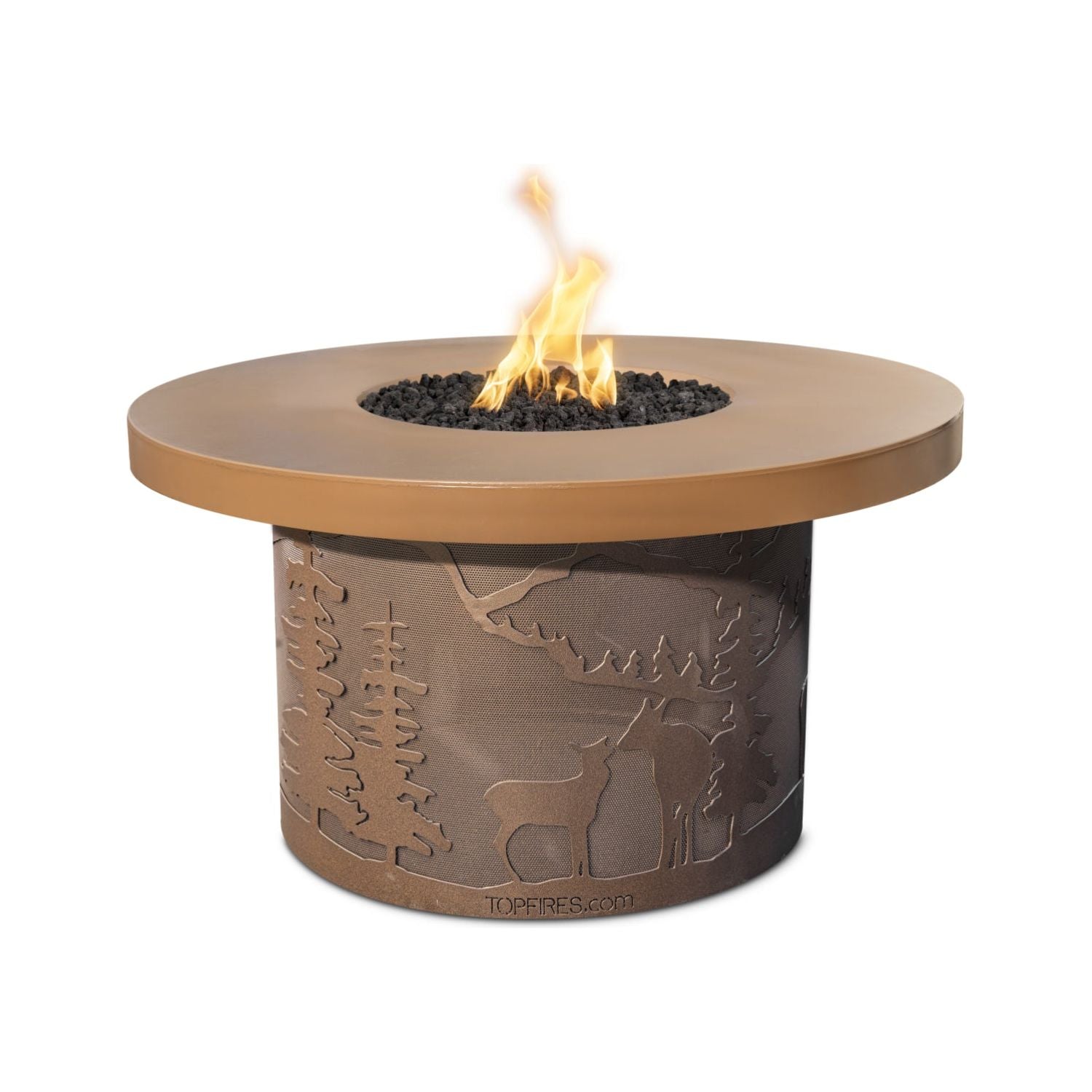 The Outdoor Plus Outback Round Concrete Fire Pit