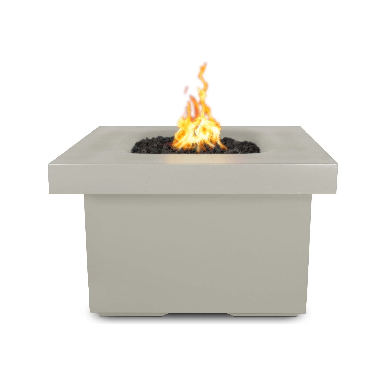 The Outdoor Plus Ramona 36" Square GFRC Concrete Fire Table