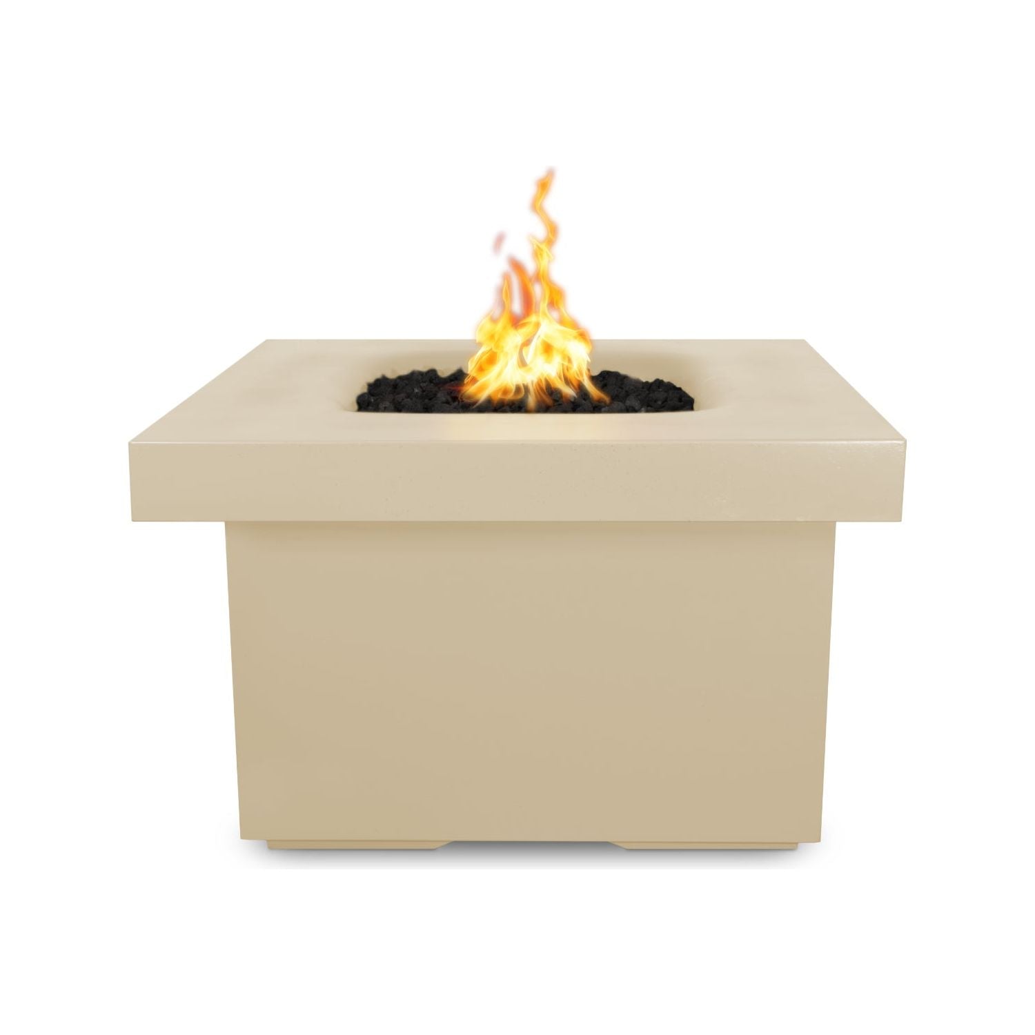 The Outdoor Plus Ramona 36" Square GFRC Concrete Fire Table