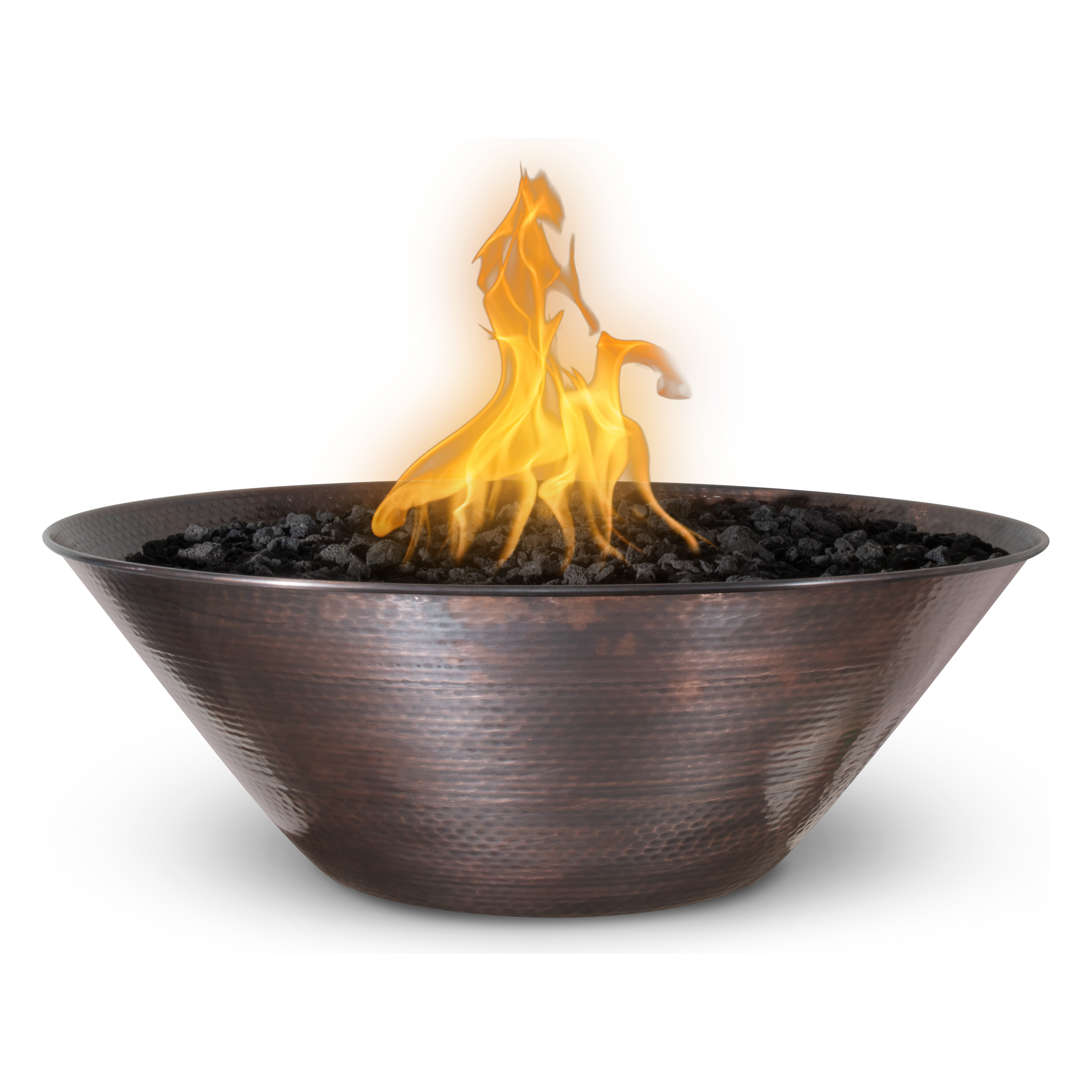 The Outdoor Plus Remi Hammered Patina Copper Fire Bowl