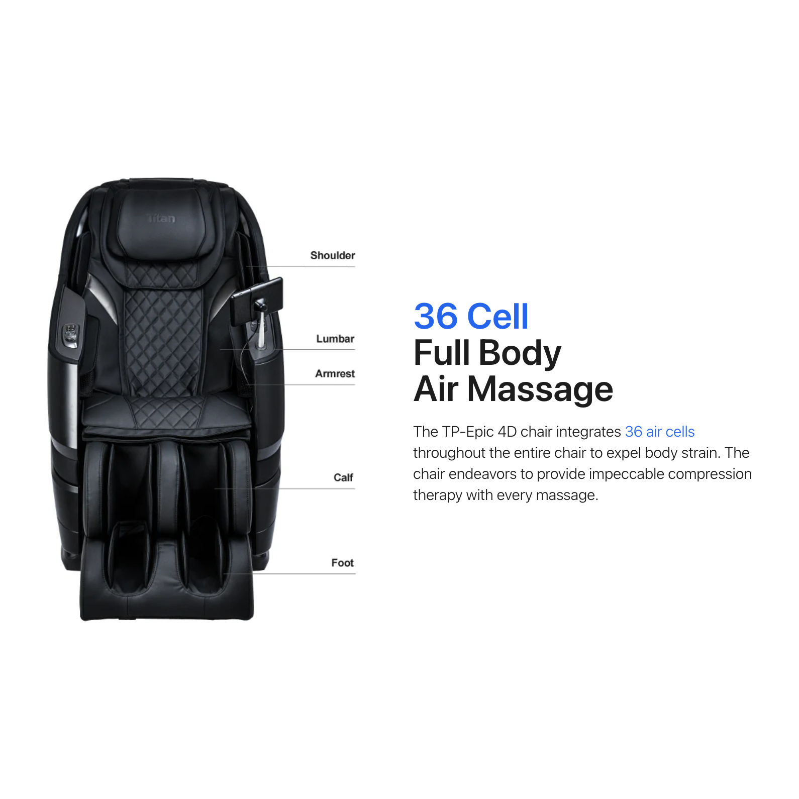 Titan TP-Epic 4D Osaki Massage Chair