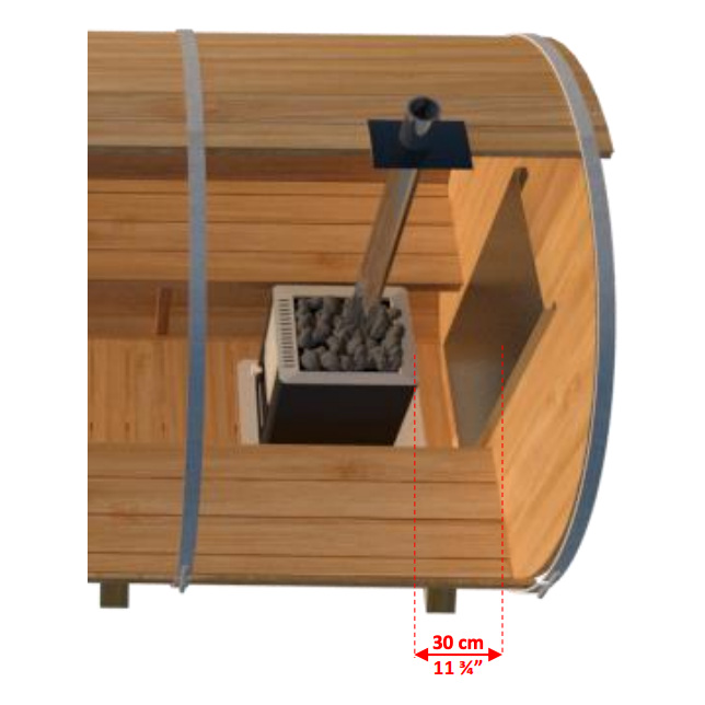 Dundalk Leisurecraft CT Tranquility Barrel Sauna