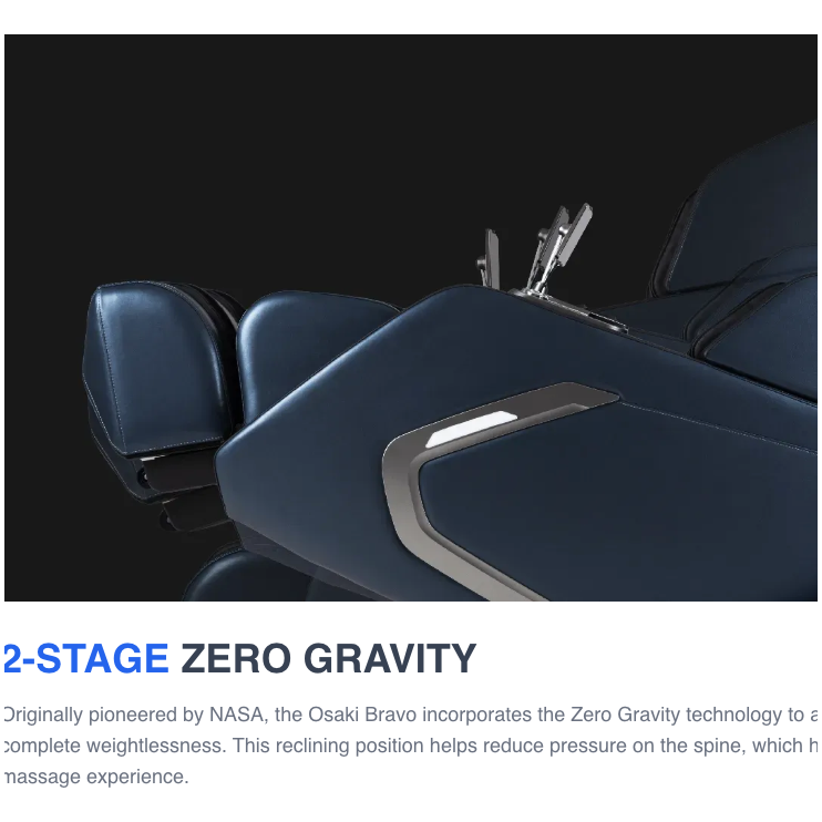 Osaki 4D Bravo Duo Massage Chair