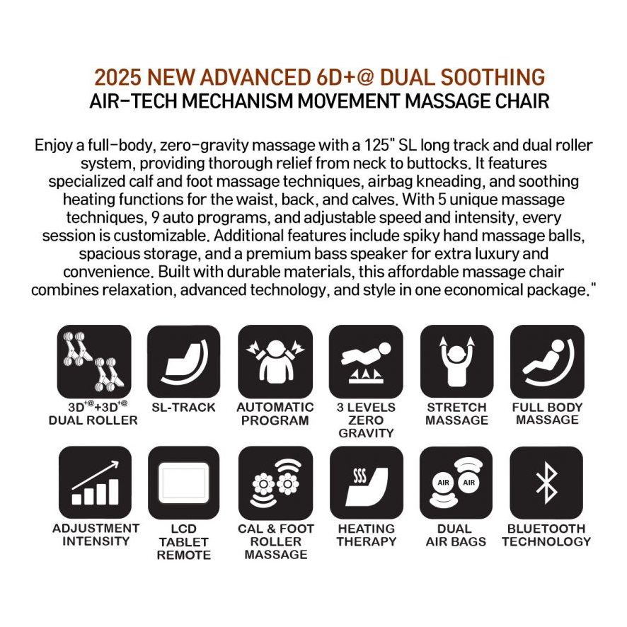 Kahuna Dios-6800 6D Massage Chair