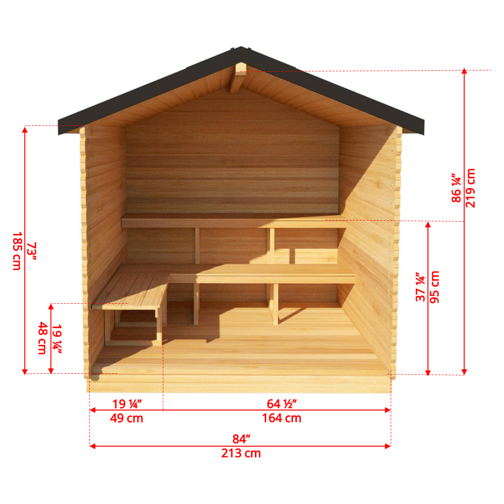Dundalk Leisurecraft CT Georgian Cabin Sauna
