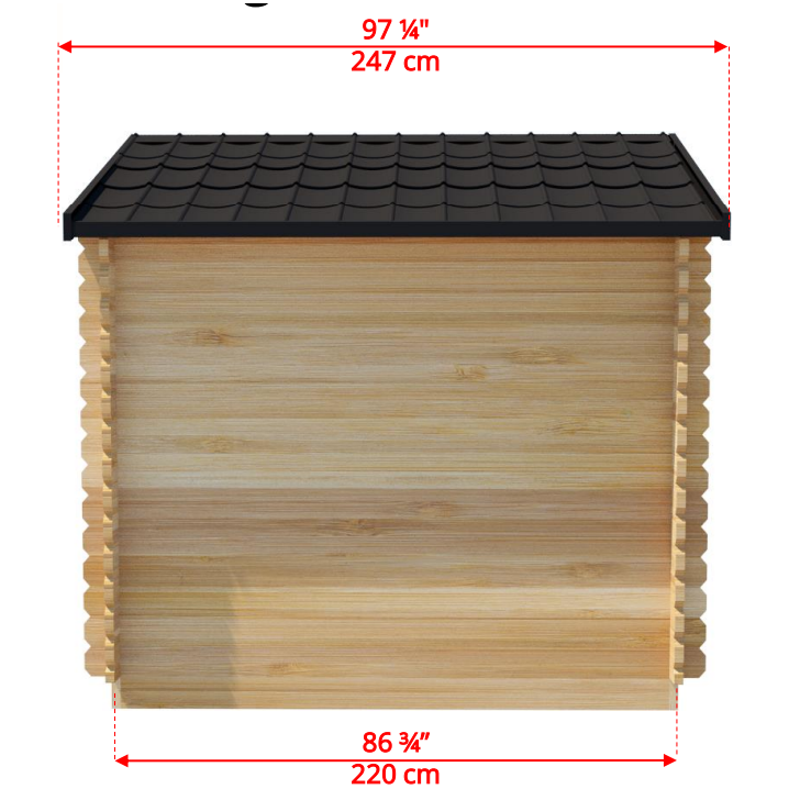 Dundalk Leisurecraft CT Georgian Cabin Sauna