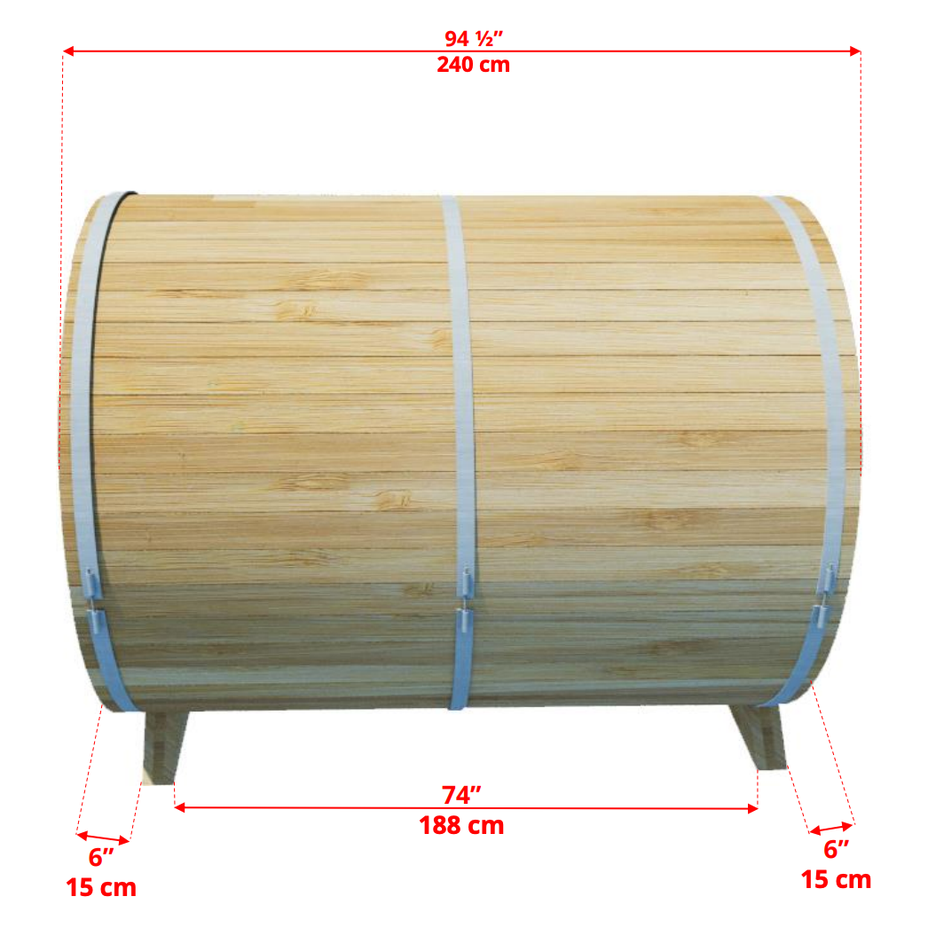 Dundalk Leisurecraft Serenity Barrel Sauna