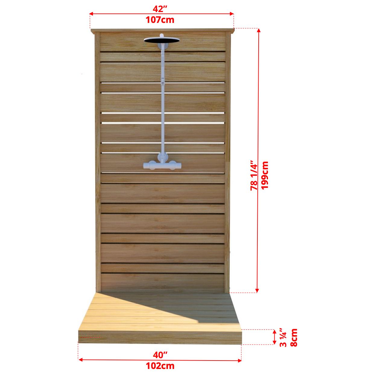 Dundalk Leisurecraft CT Savannah Outdoor Shower