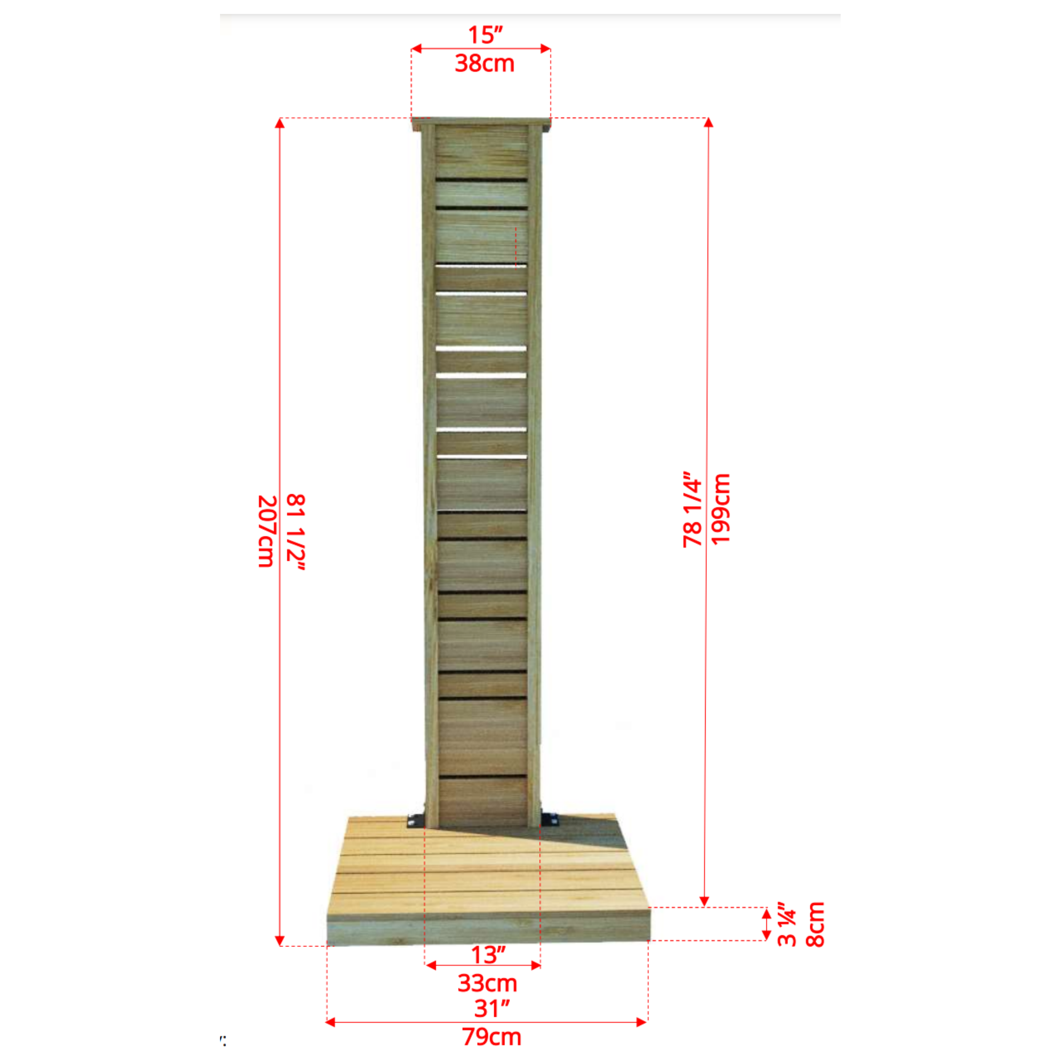 Dundalk Leisurecraft CT Sierra Outdoor Shower
