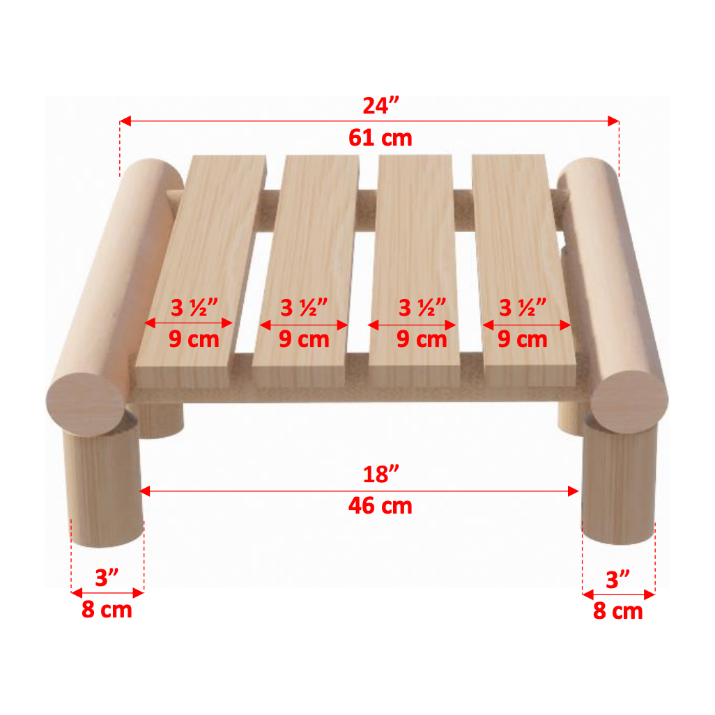 Dundalk Leisurecraft Log Chair Footrest