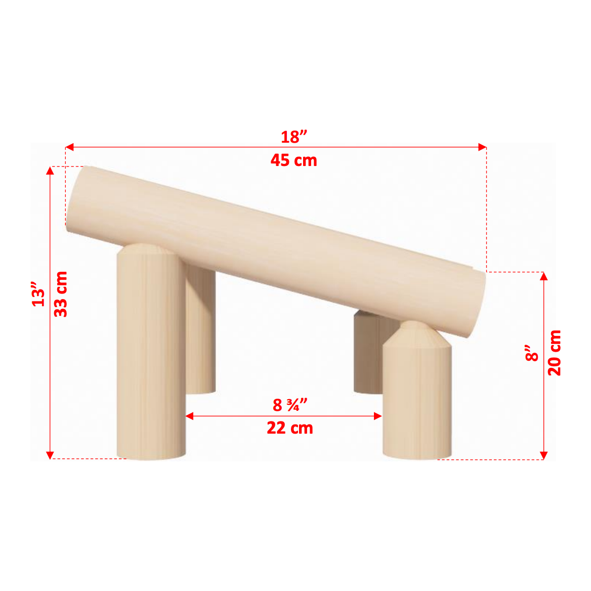 Dundalk Leisurecraft Log Chair Footrest