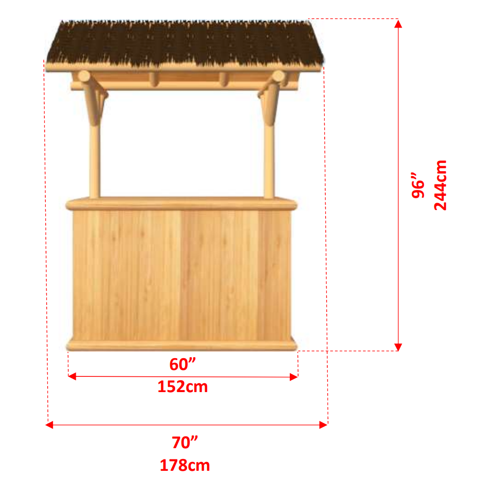 Dundalk Leisurecraft Southern Fantasy Tiki Bar