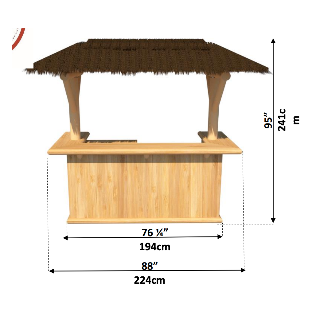 Dundalk Leisurecraft Tropical Paradise Tiki Bar