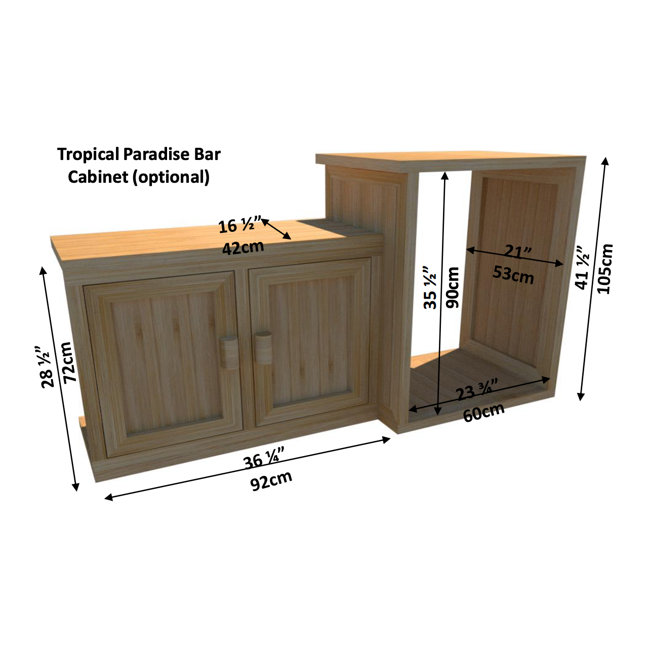 Dundalk Leisurecraft Tropical Paradise Tiki Bar