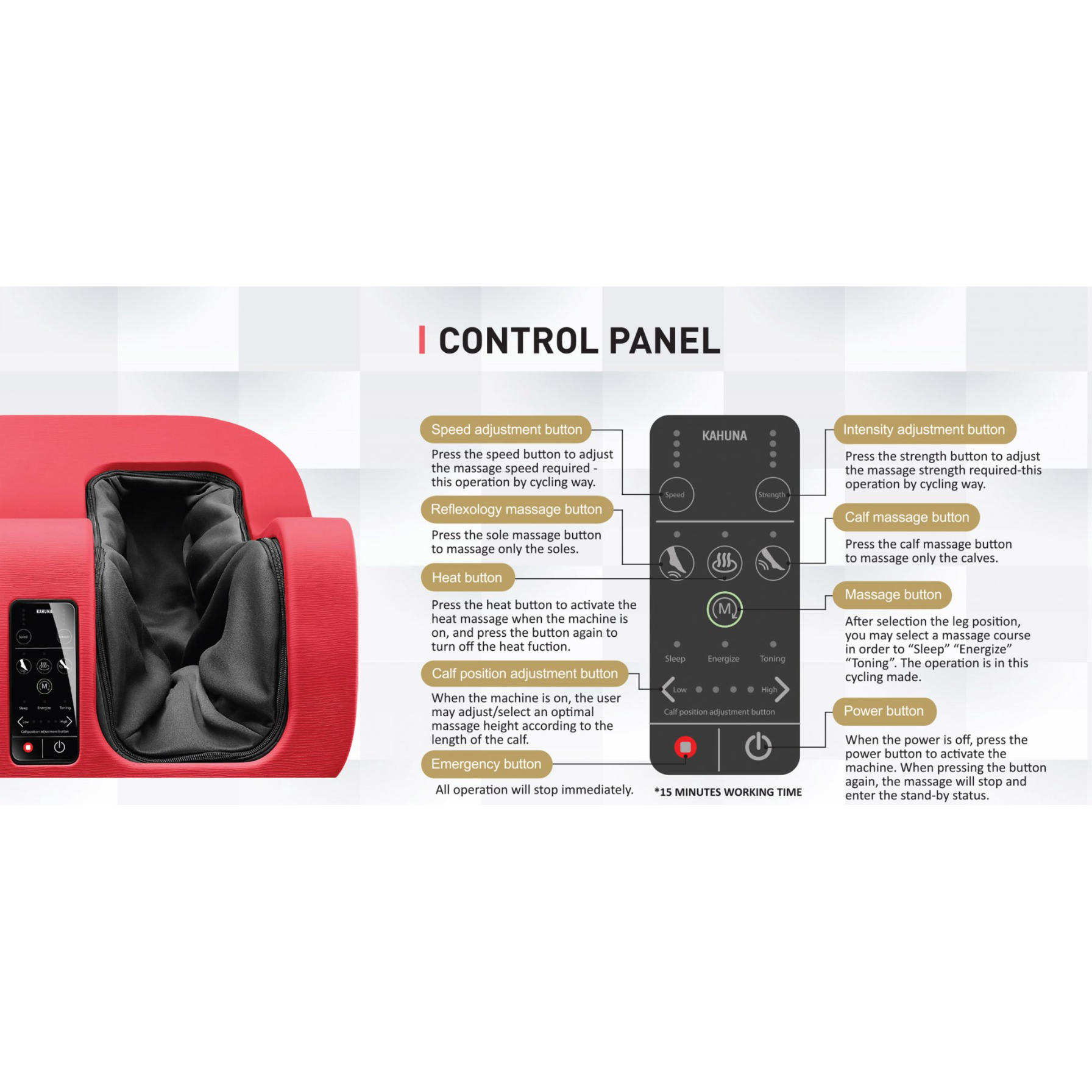 Kahuna Chair Foot Massager