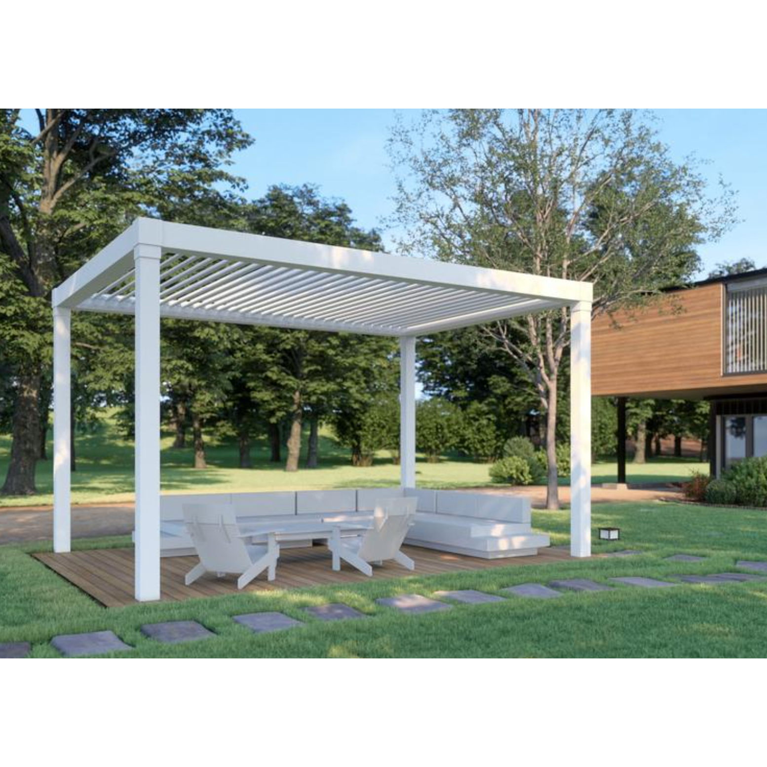 StruXure Pivot 6 Pergola X - Installation Included For Massachusetts & Rhode Island
