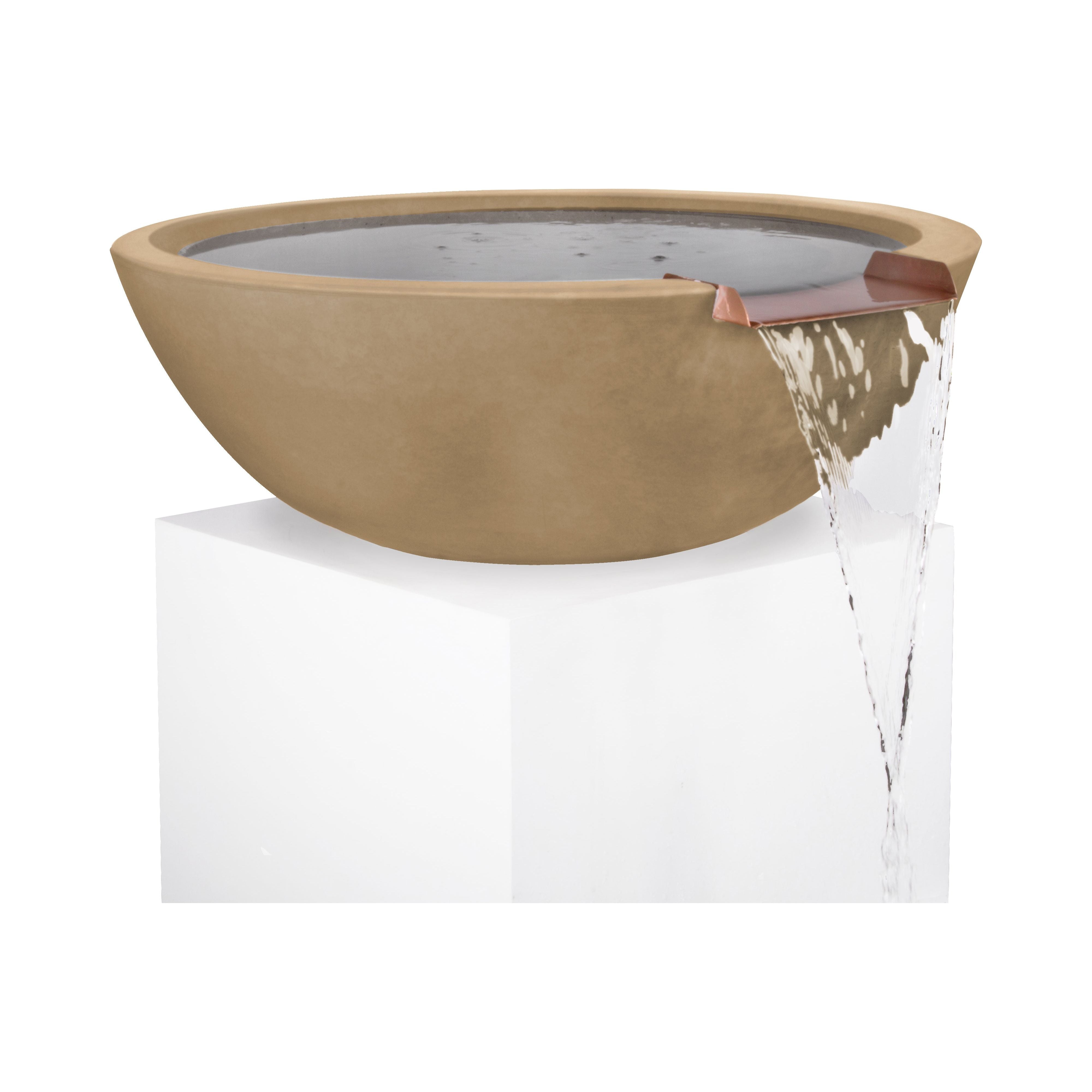 The Outdoor Plus Sedona GFRC Concrete Water Bowl