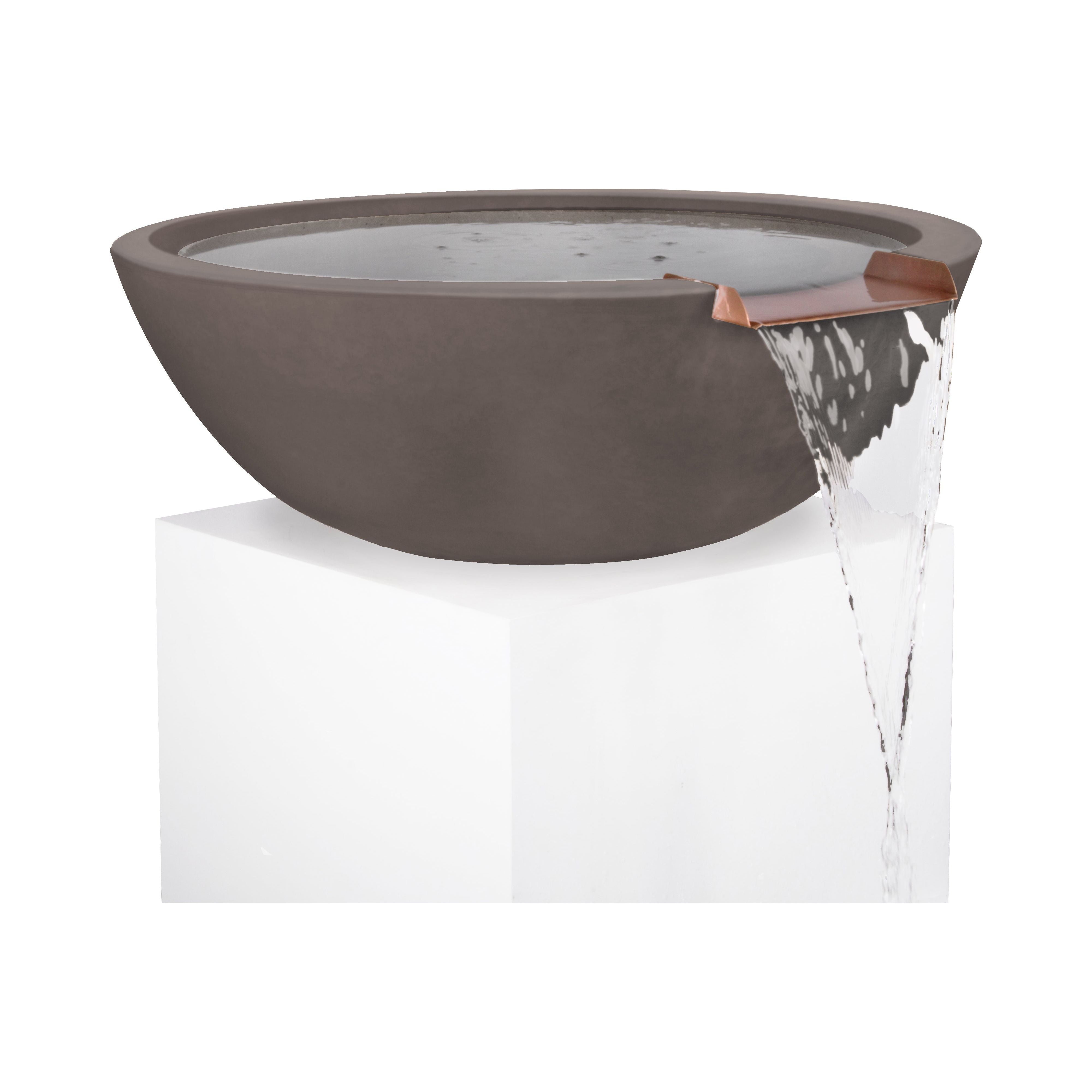 The Outdoor Plus Sedona GFRC Concrete Water Bowl