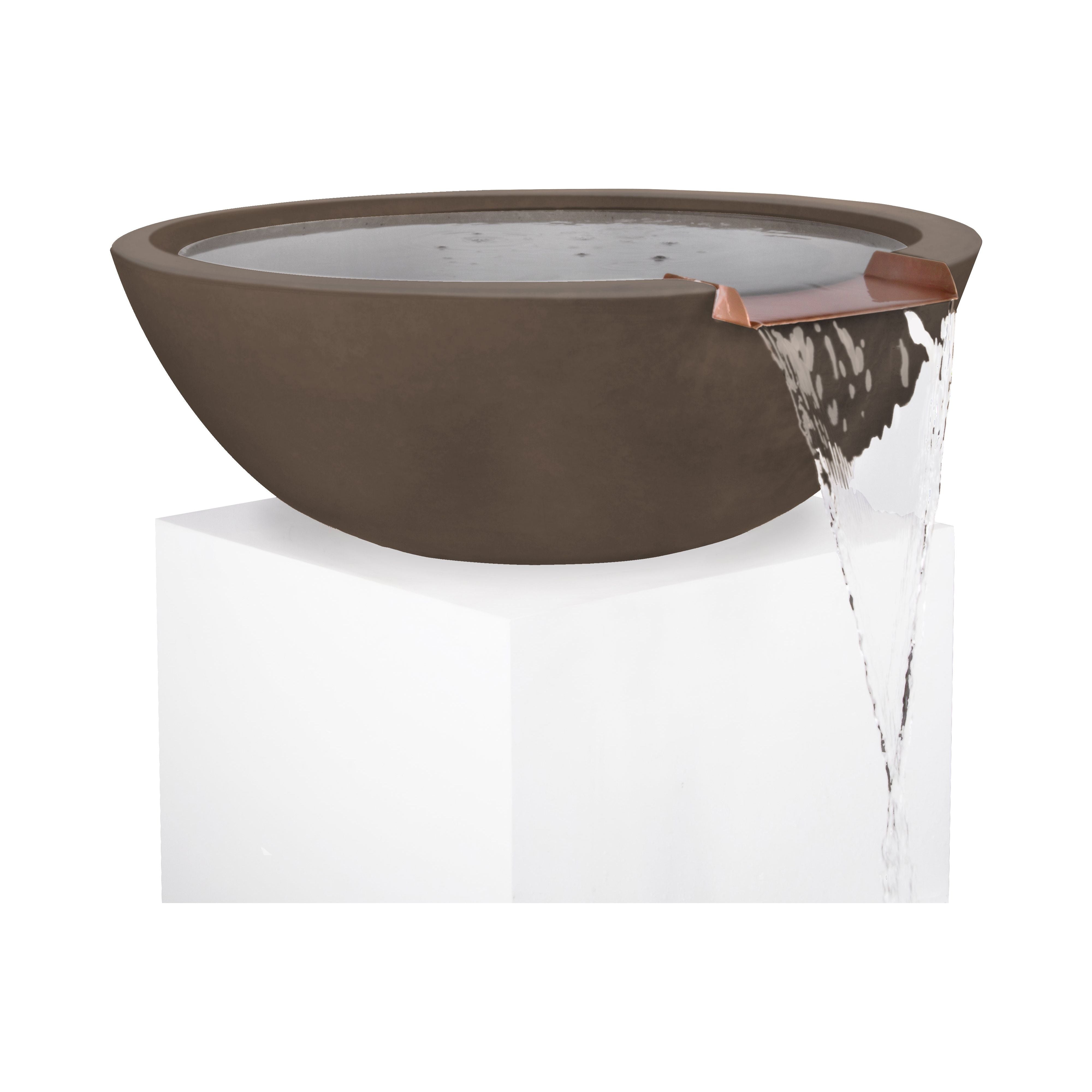 The Outdoor Plus Sedona GFRC Concrete Water Bowl