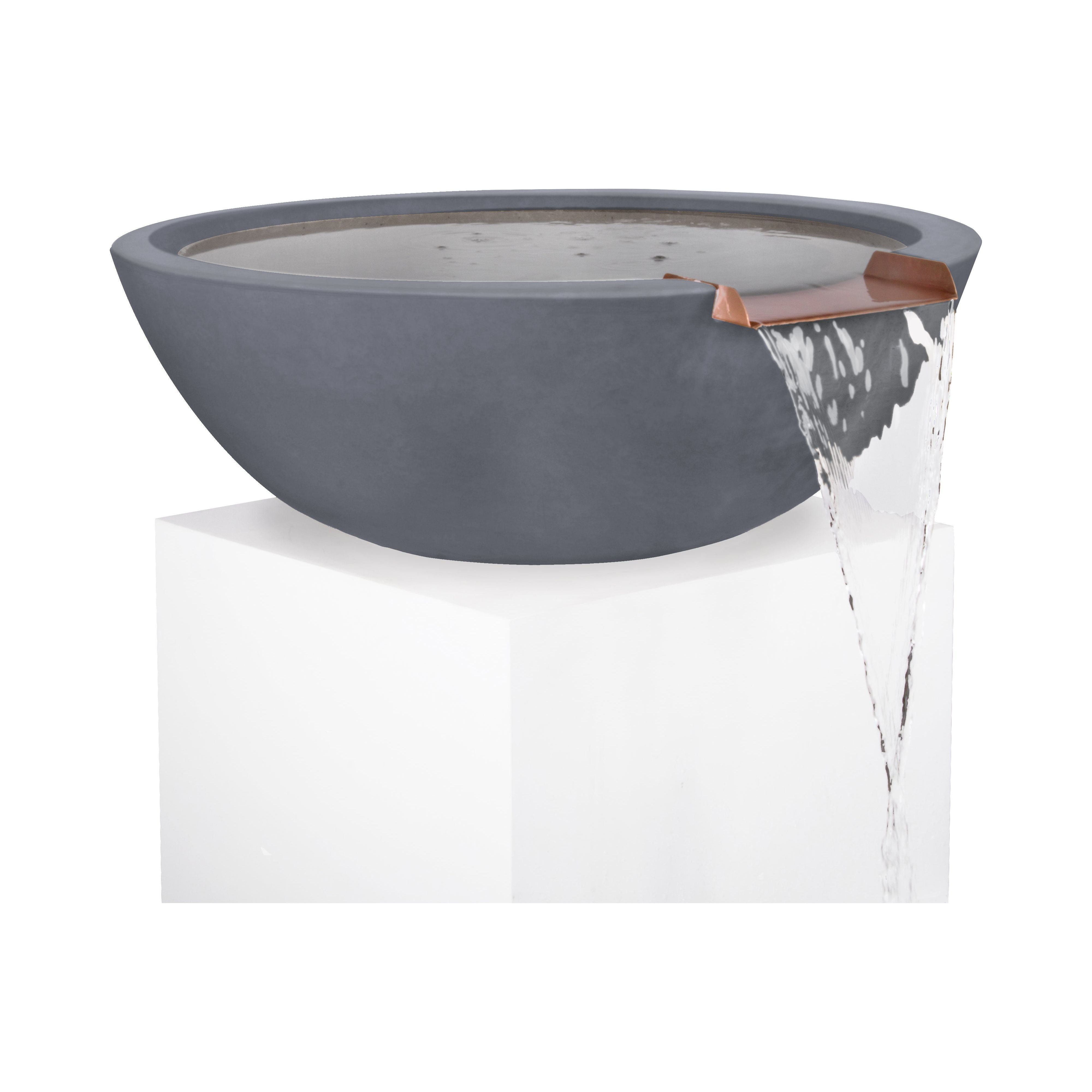 The Outdoor Plus Sedona GFRC Concrete Water Bowl