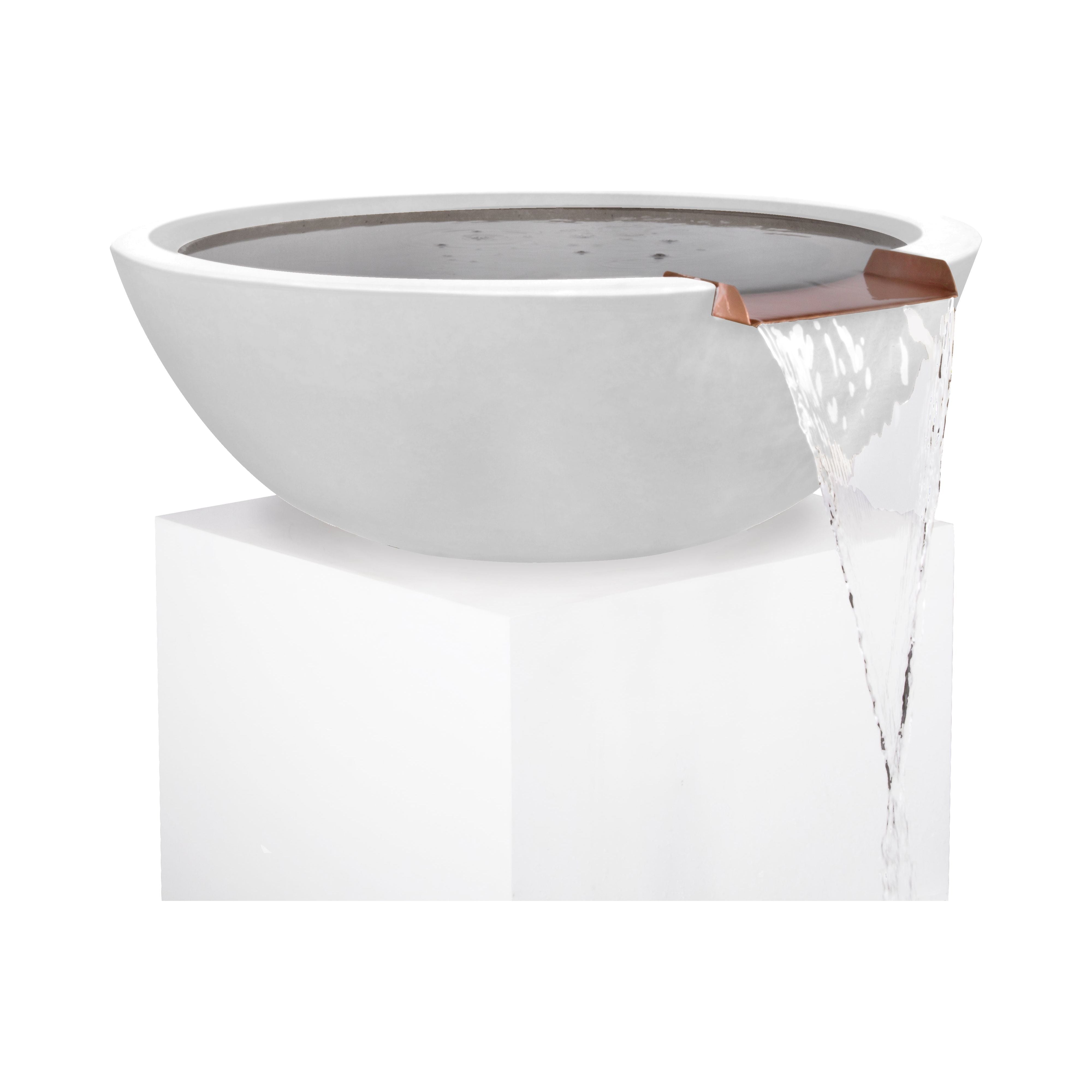 The Outdoor Plus Sedona GFRC Concrete Water Bowl