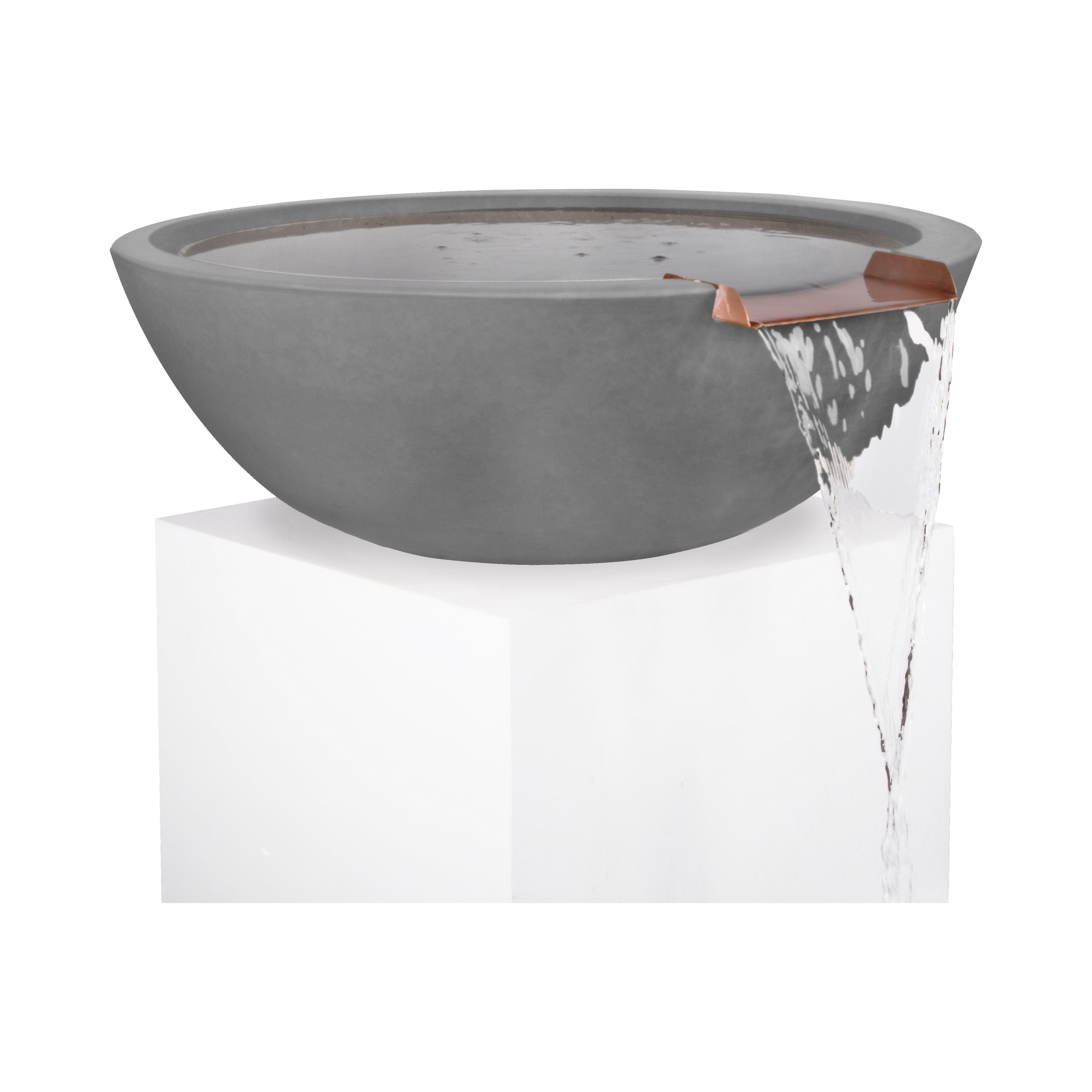 The Outdoor Plus Sedona GFRC Concrete Water Bowl