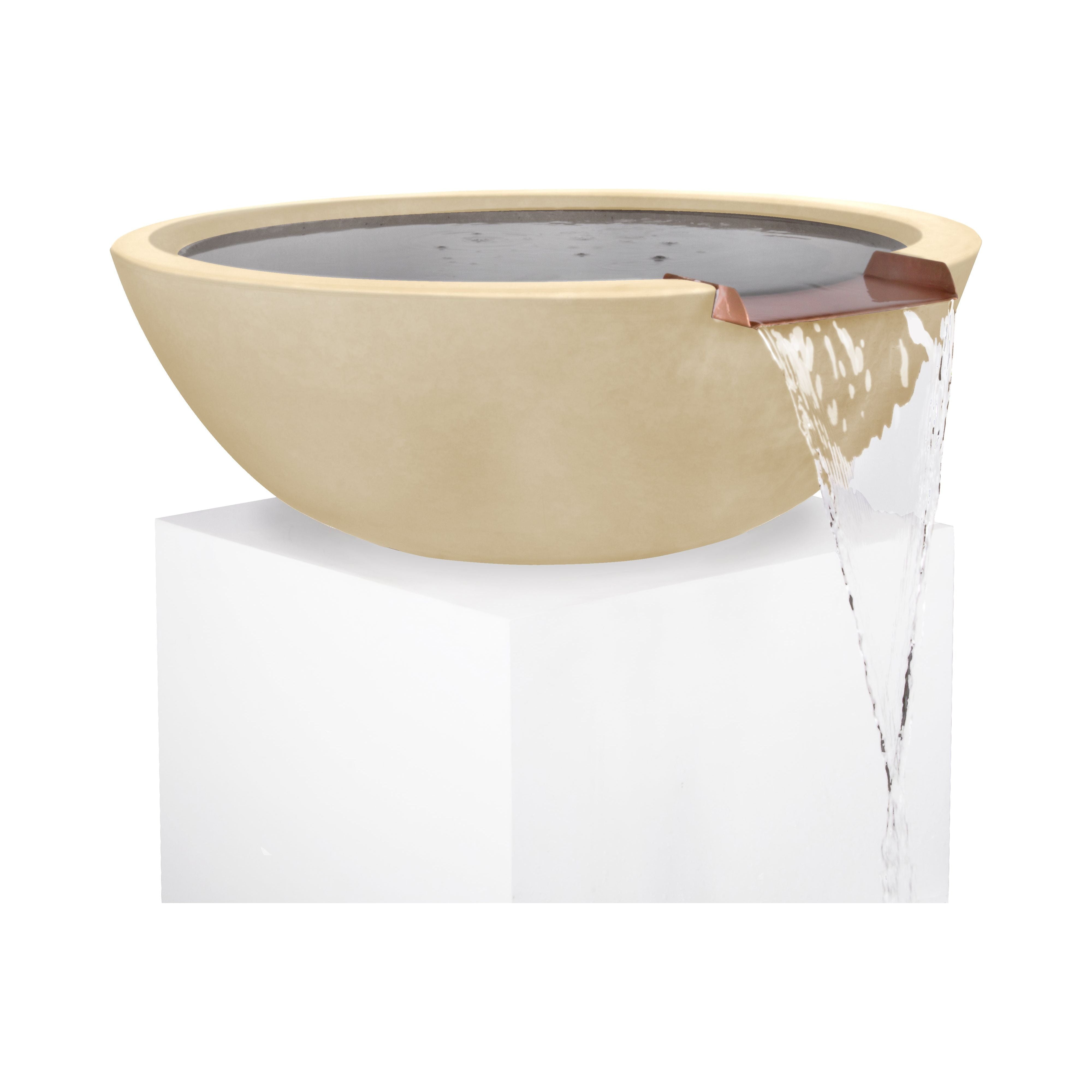 The Outdoor Plus Sedona GFRC Concrete Water Bowl