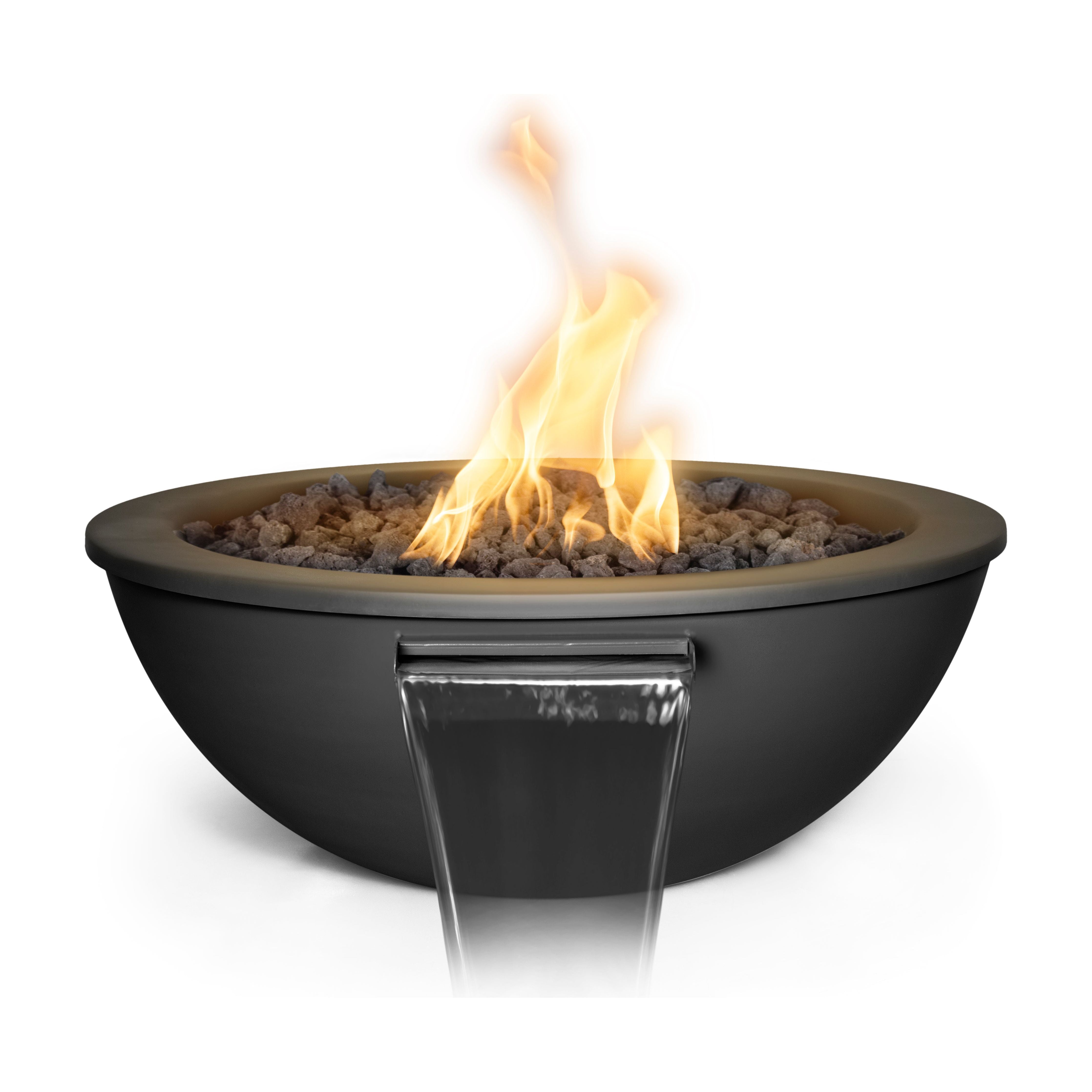 The Outdoor Plus Sedona Powder Coated Metal Fire & Water Bowl
