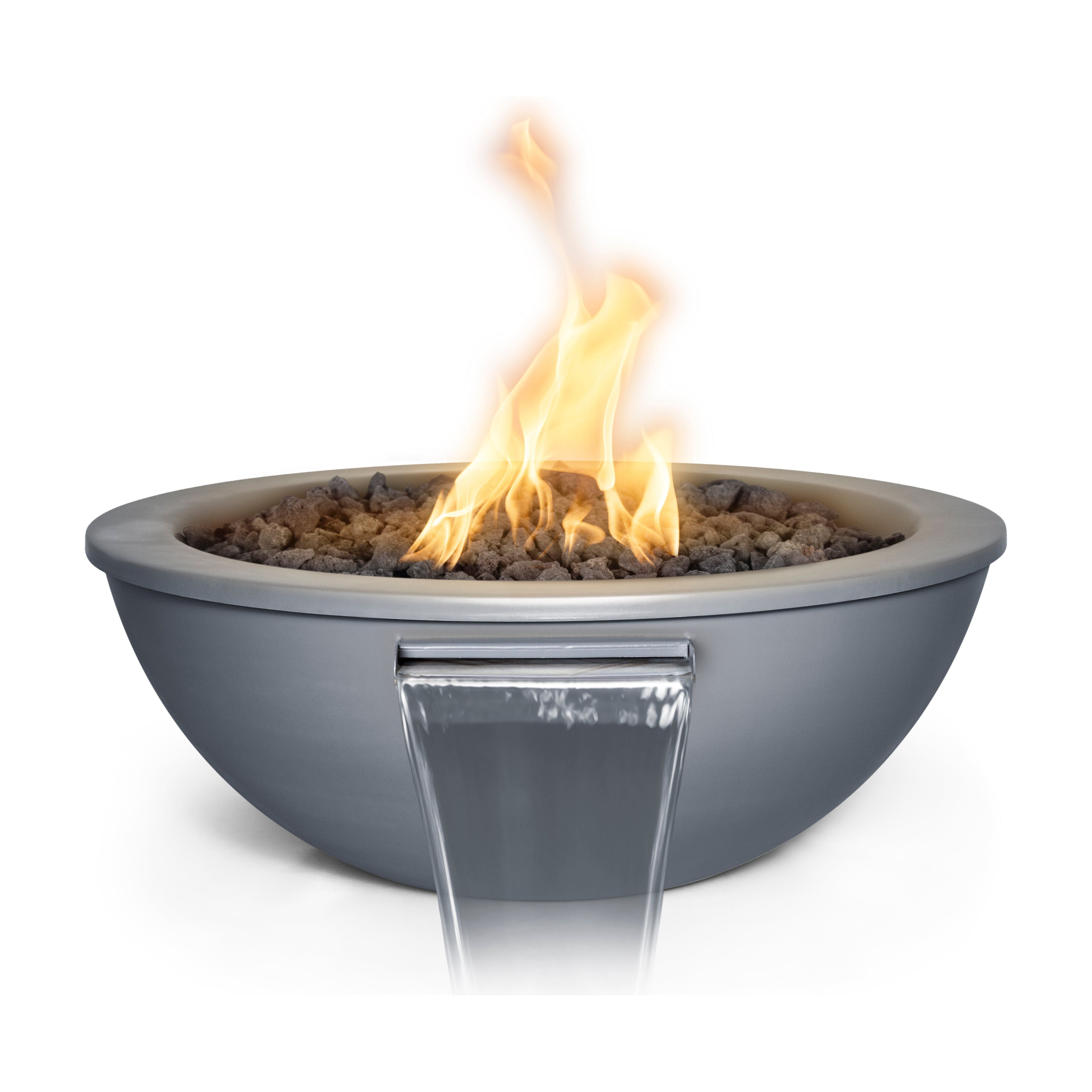 The Outdoor Plus Sedona Powder Coated Metal Fire & Water Bowl