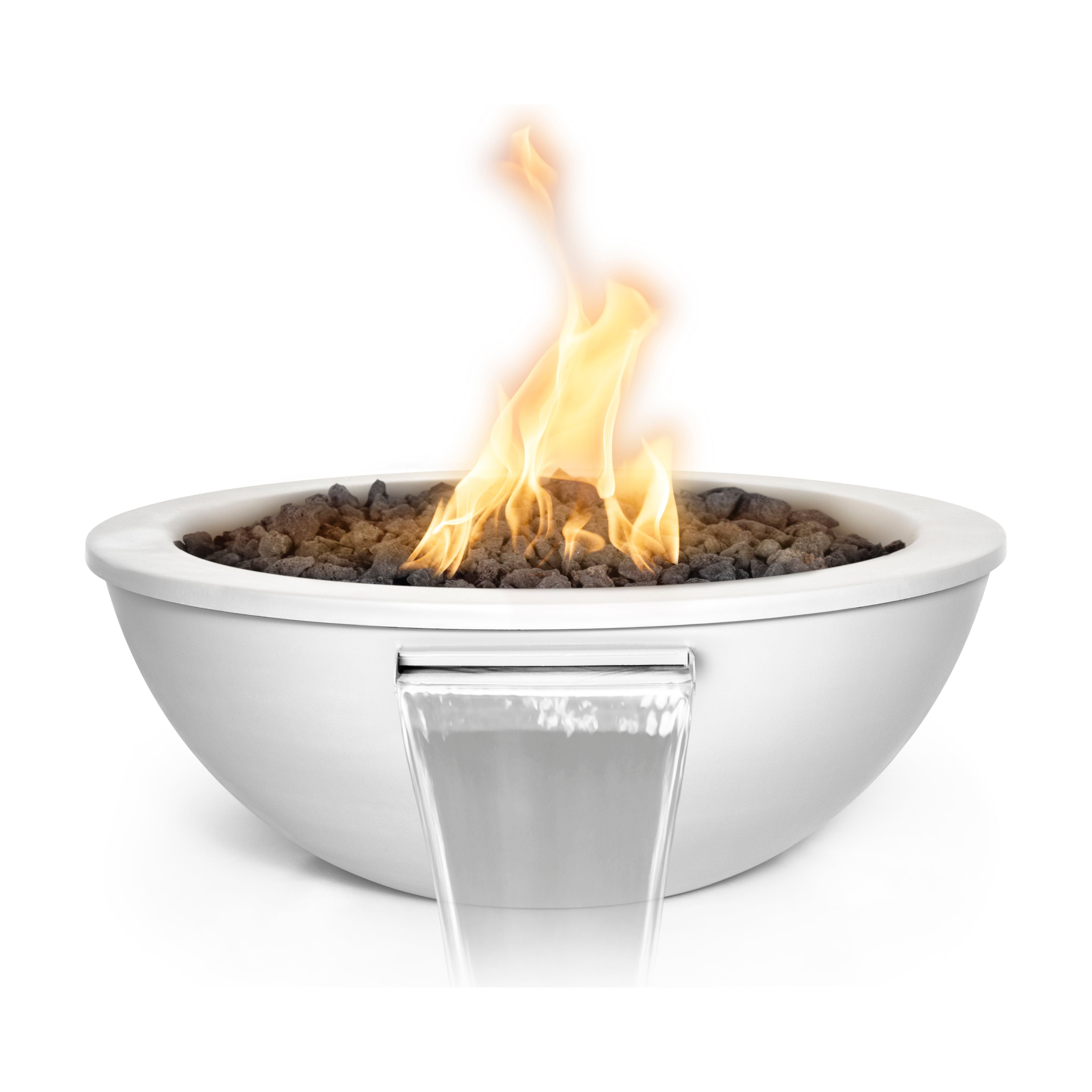 The Outdoor Plus Sedona Powder Coated Metal Fire & Water Bowl