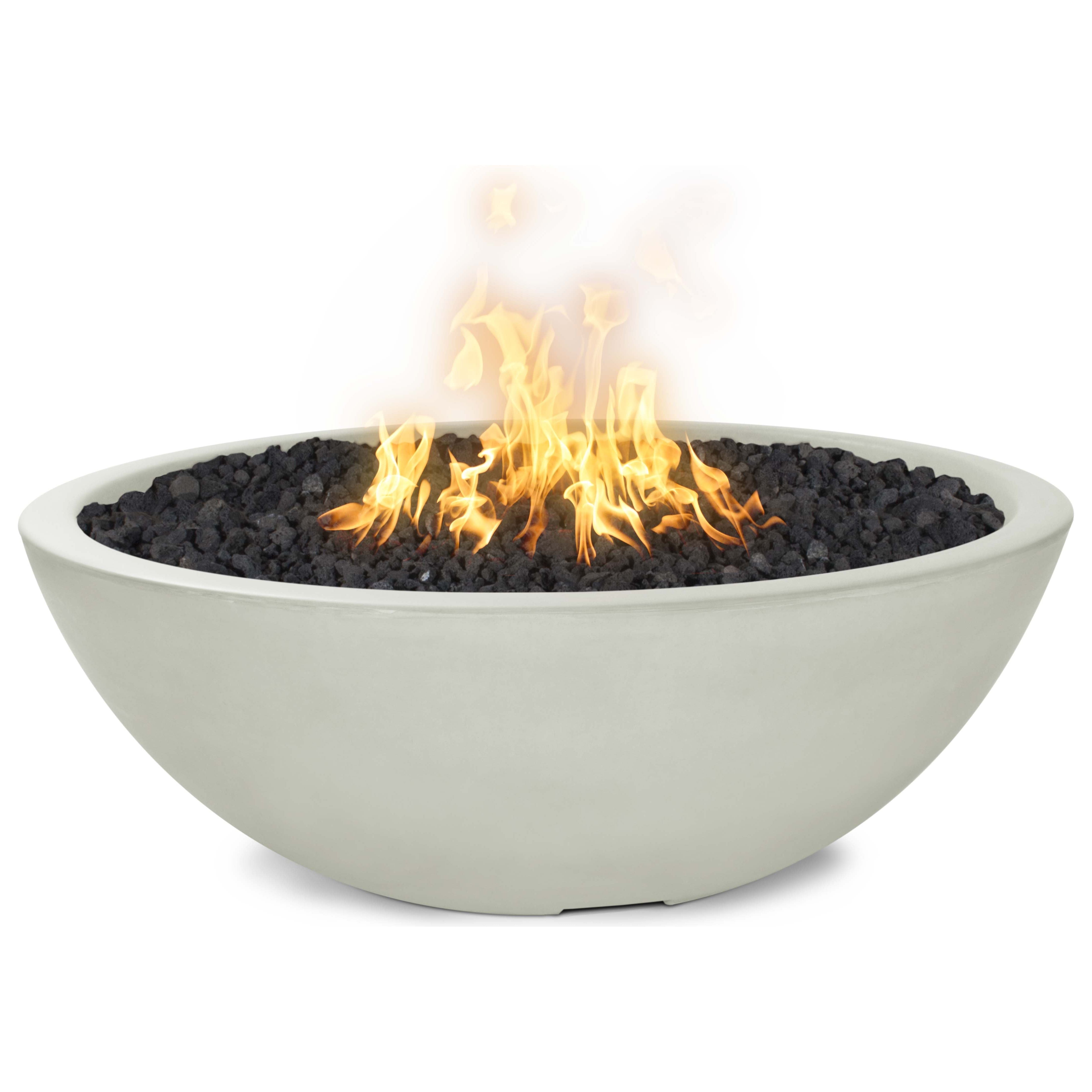 The Outdoor Plus Sedona GFRC Concrete Fire Pit - Narrow Ledge