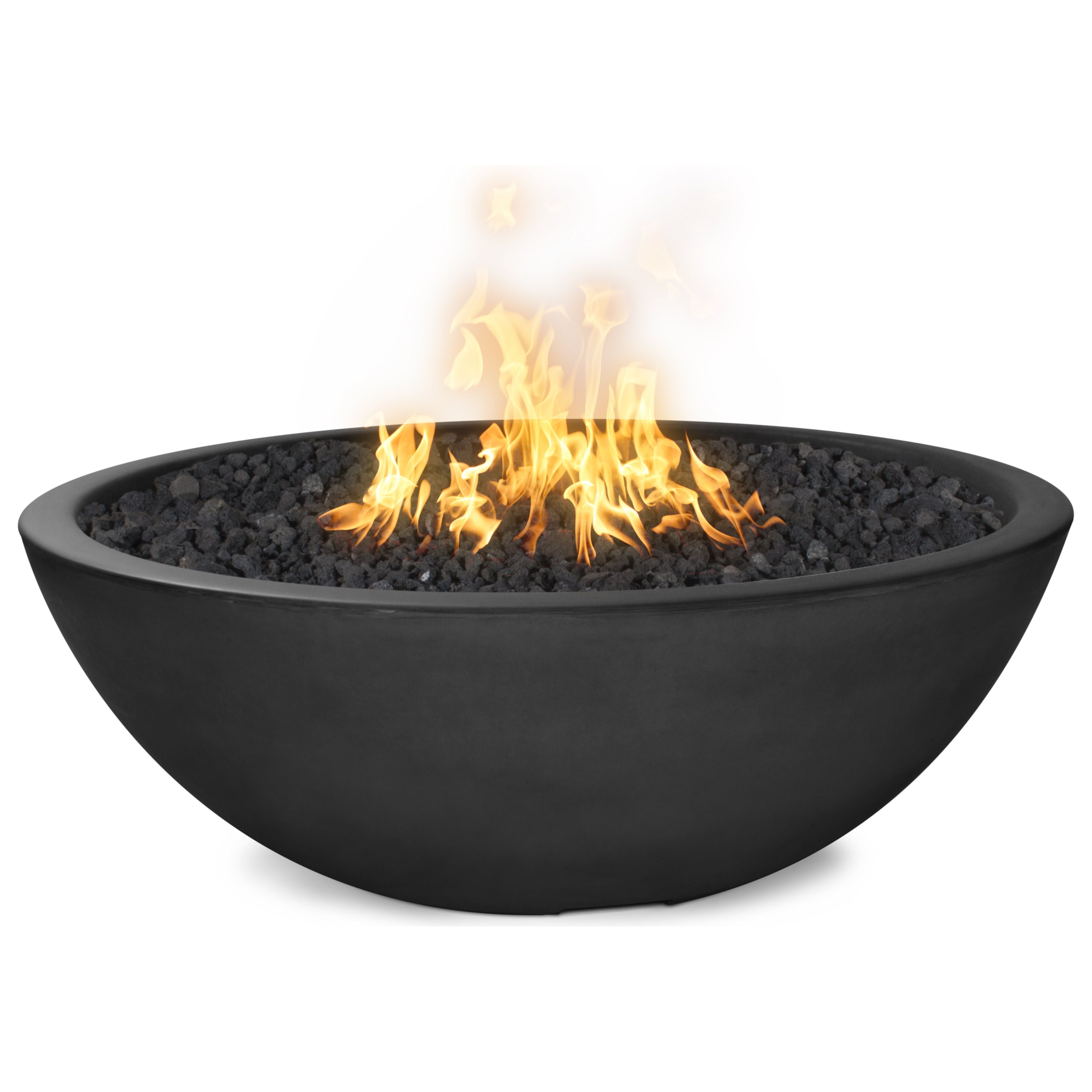The Outdoor Plus Sedona GFRC Concrete Fire Pit - Narrow Ledge