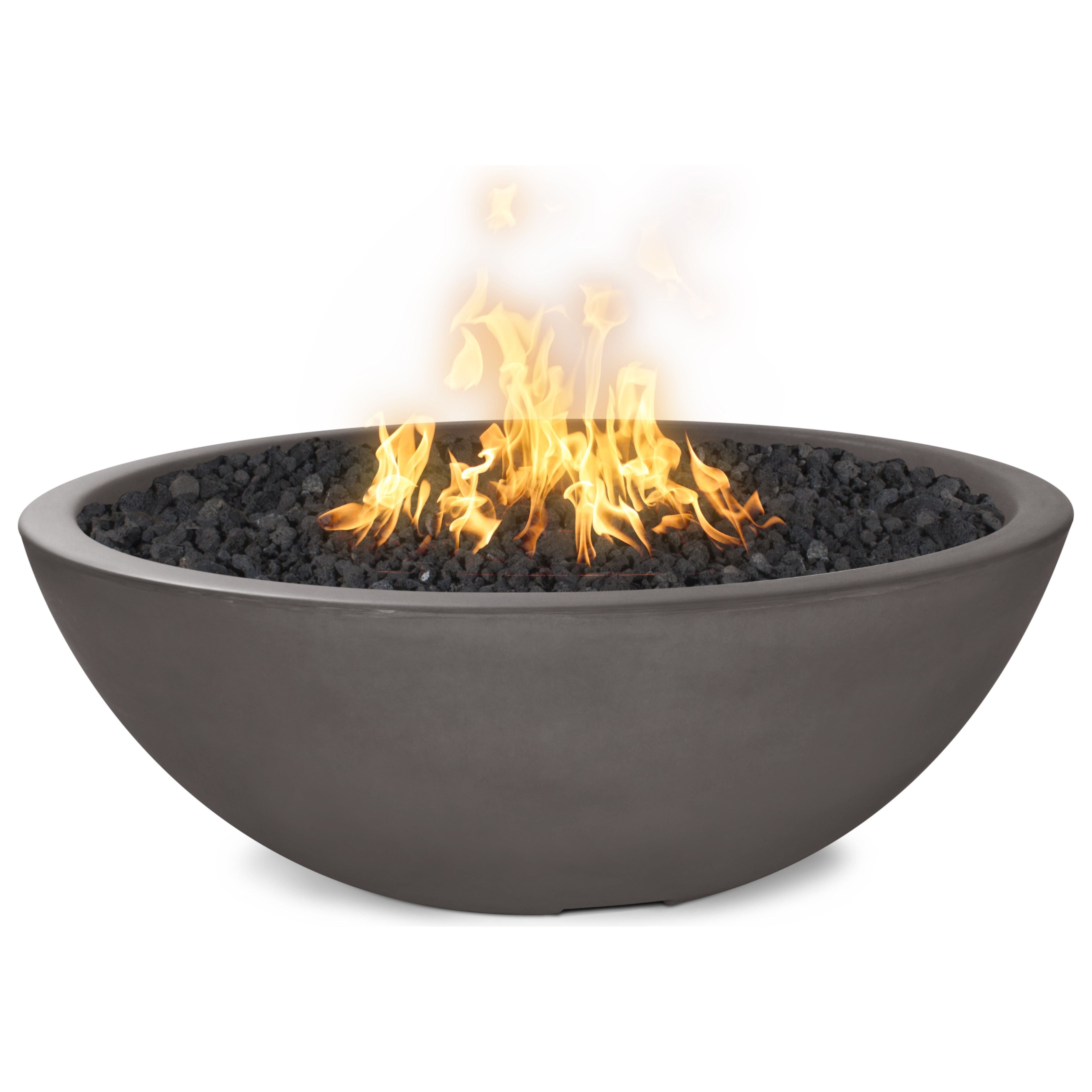 The Outdoor Plus Sedona GFRC Concrete Fire Pit - Narrow Ledge