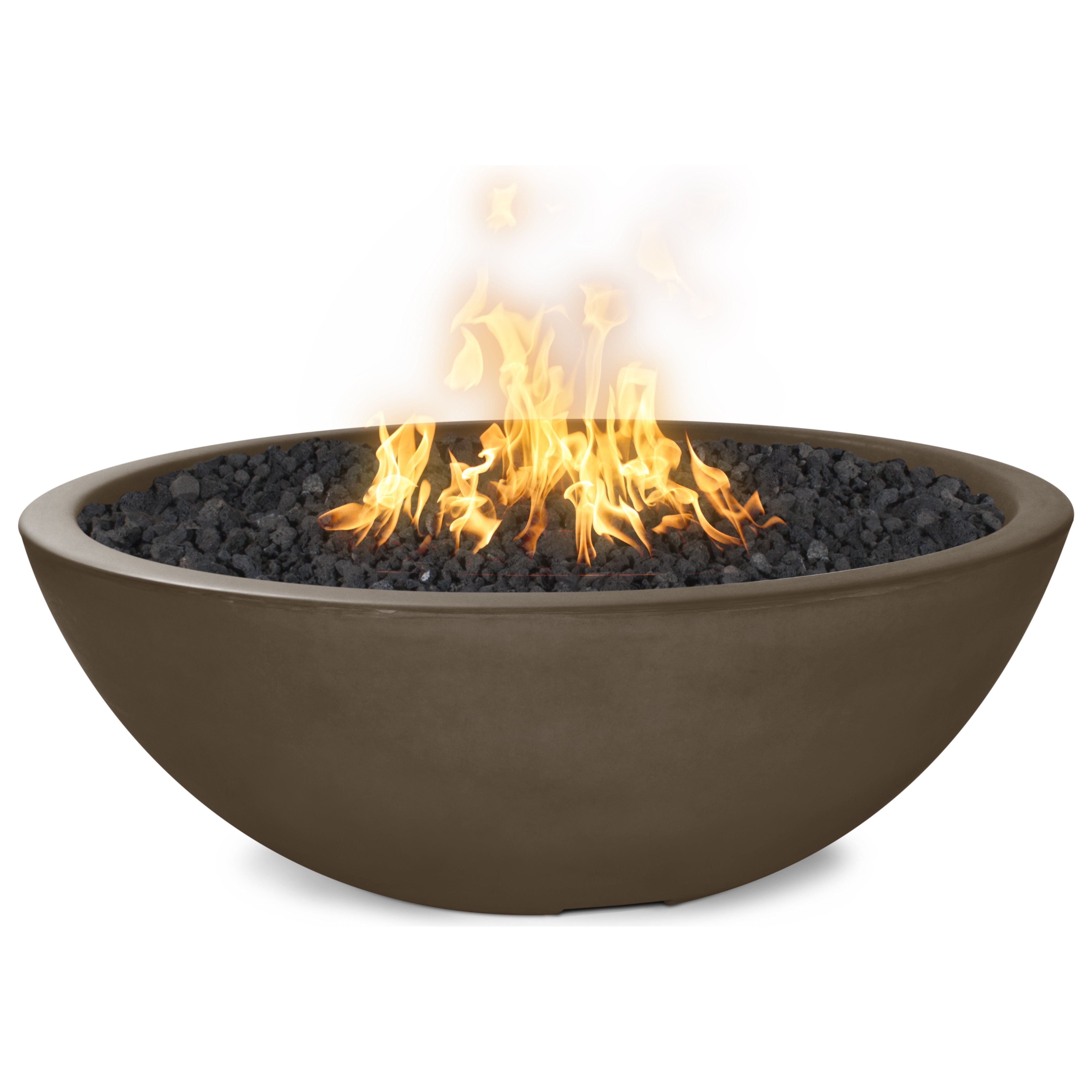 The Outdoor Plus Sedona GFRC Concrete Fire Pit - Narrow Ledge
