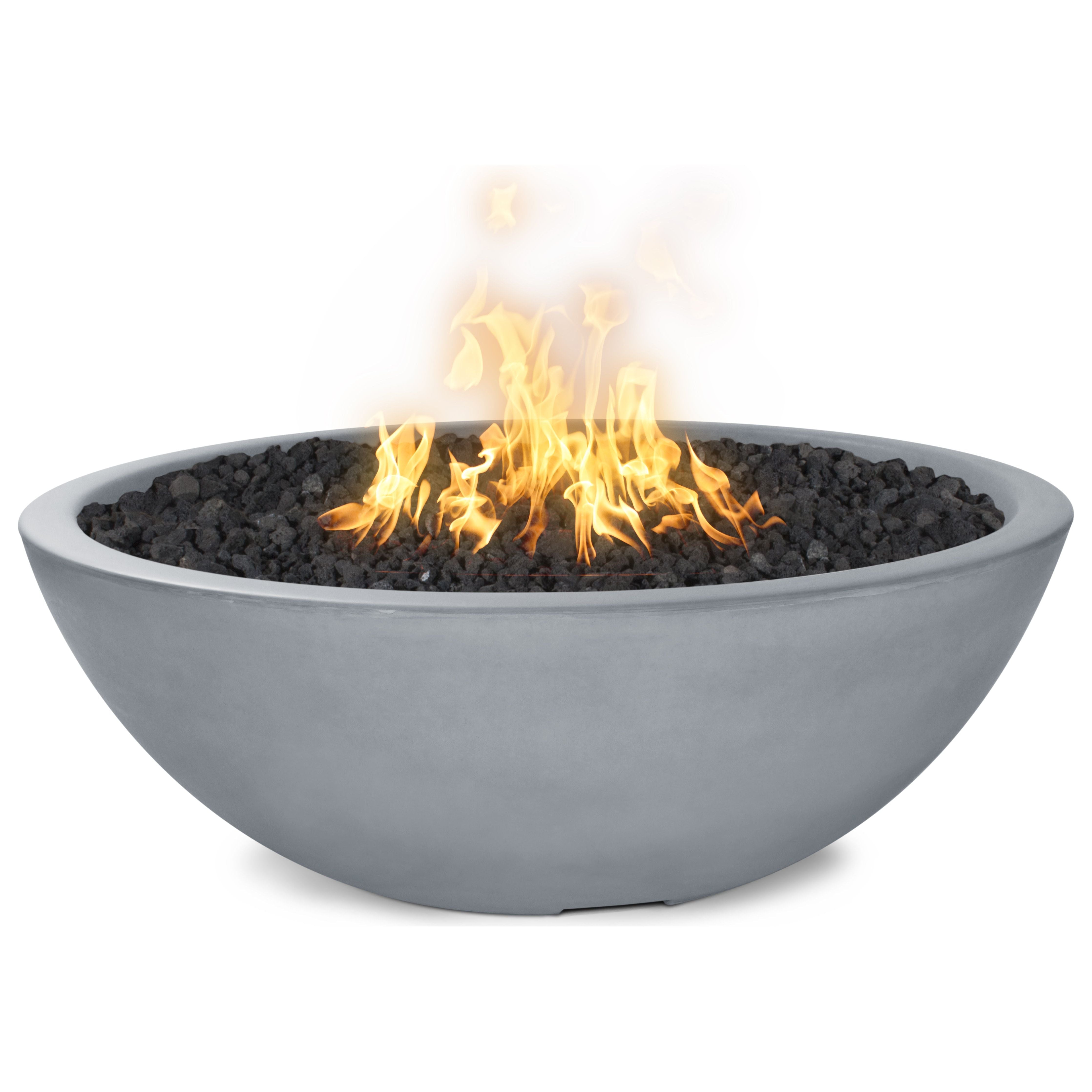 The Outdoor Plus Sedona GFRC Concrete Fire Pit - Narrow Ledge