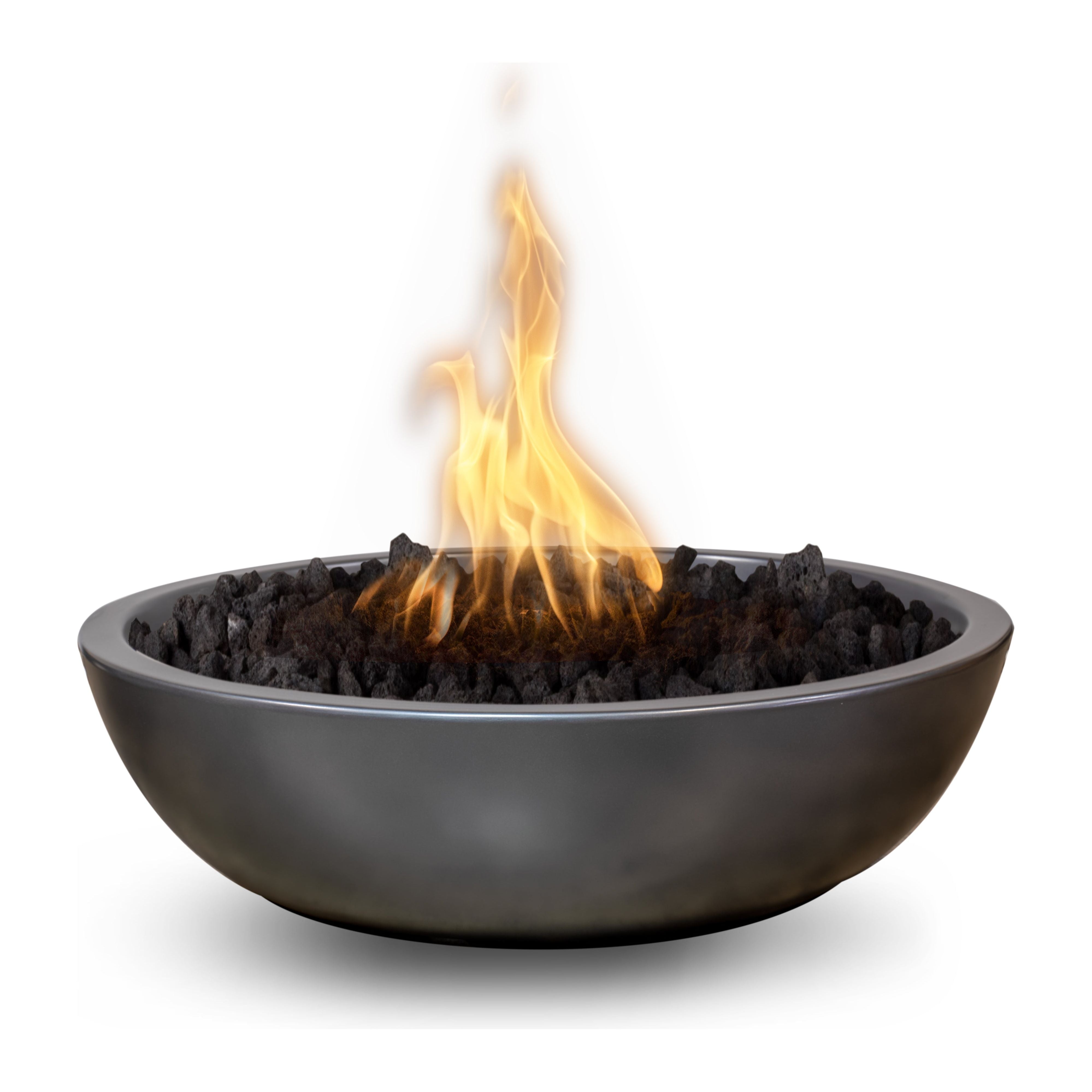 The Outdoor Plus Sedona GFRC Concrete Fire Pit - Narrow Ledge