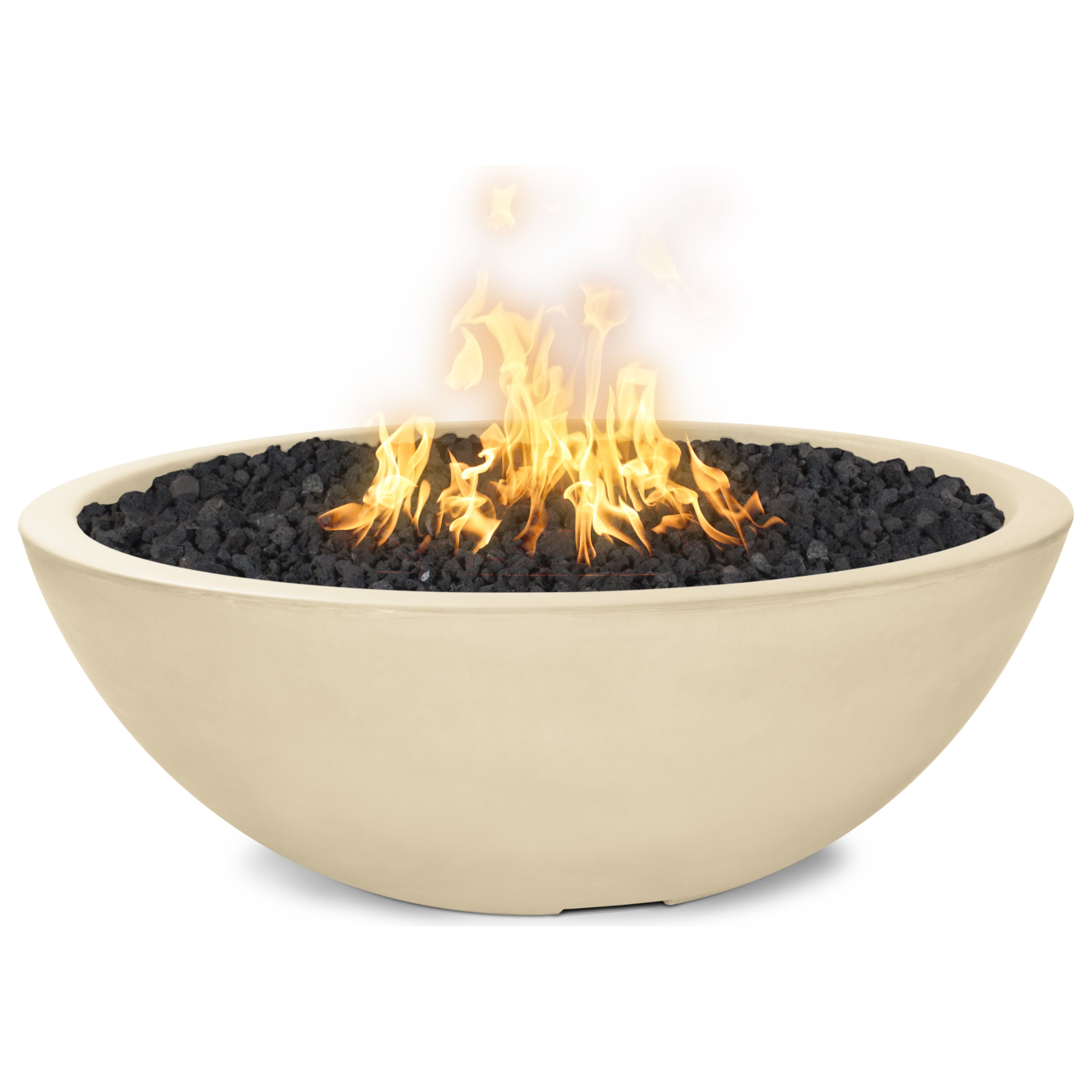 The Outdoor Plus Sedona GFRC Concrete Fire Pit - Narrow Ledge