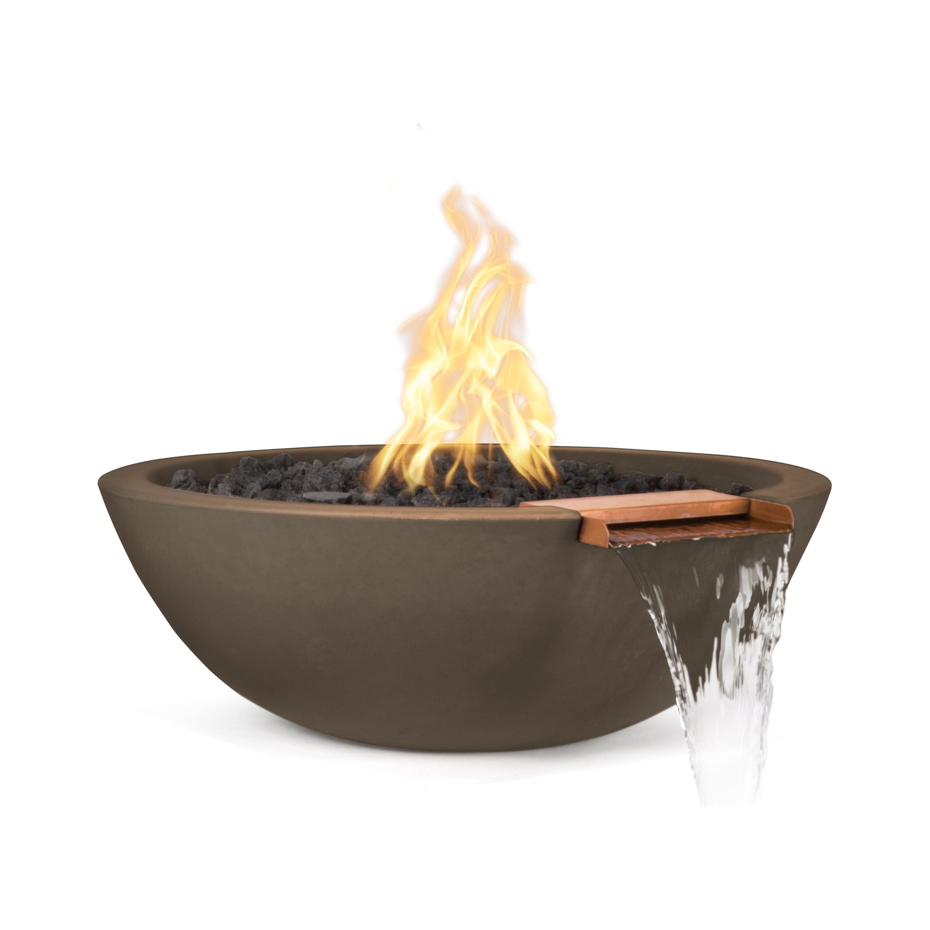 The Outdoor Plus Sedona GFRC Concrete Fire & Water Bowl
