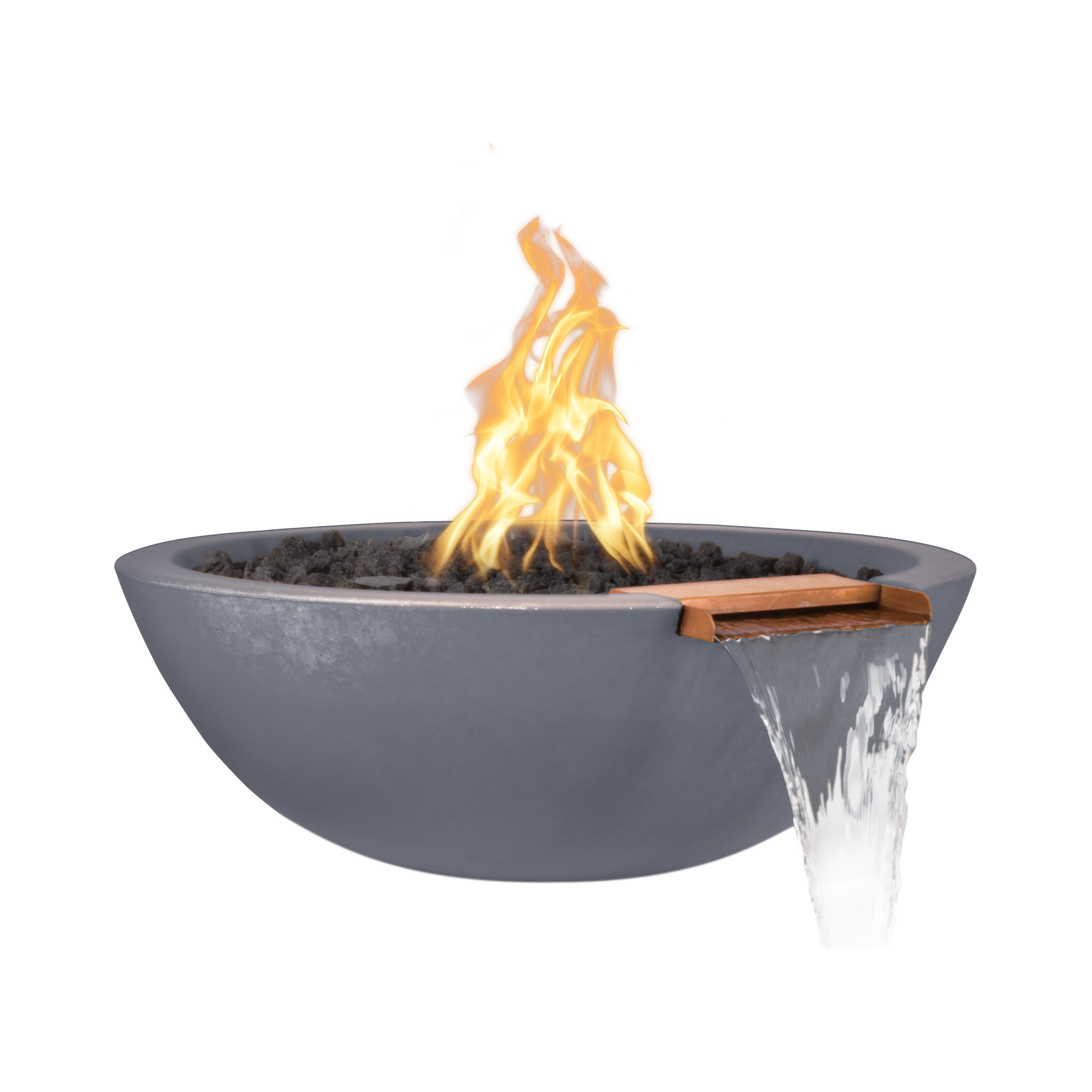 The Outdoor Plus Sedona GFRC Concrete Fire & Water Bowl