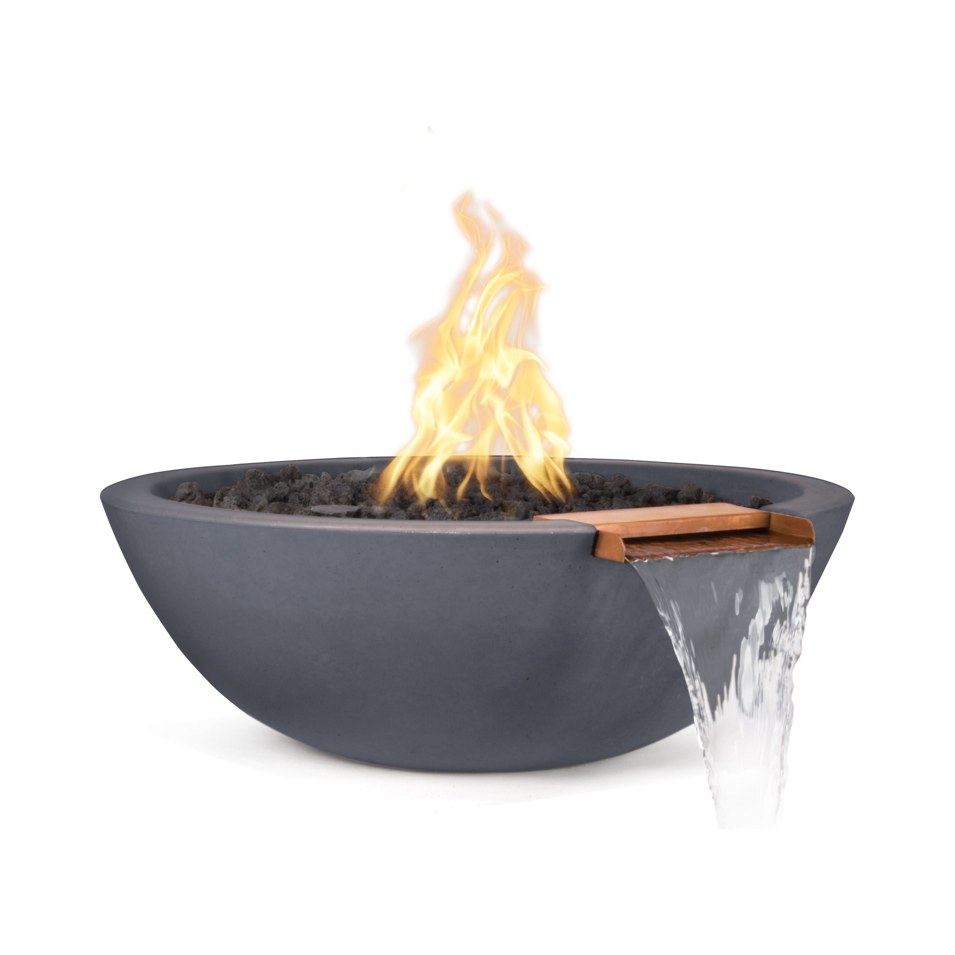 The Outdoor Plus Sedona GFRC Concrete Fire & Water Bowl