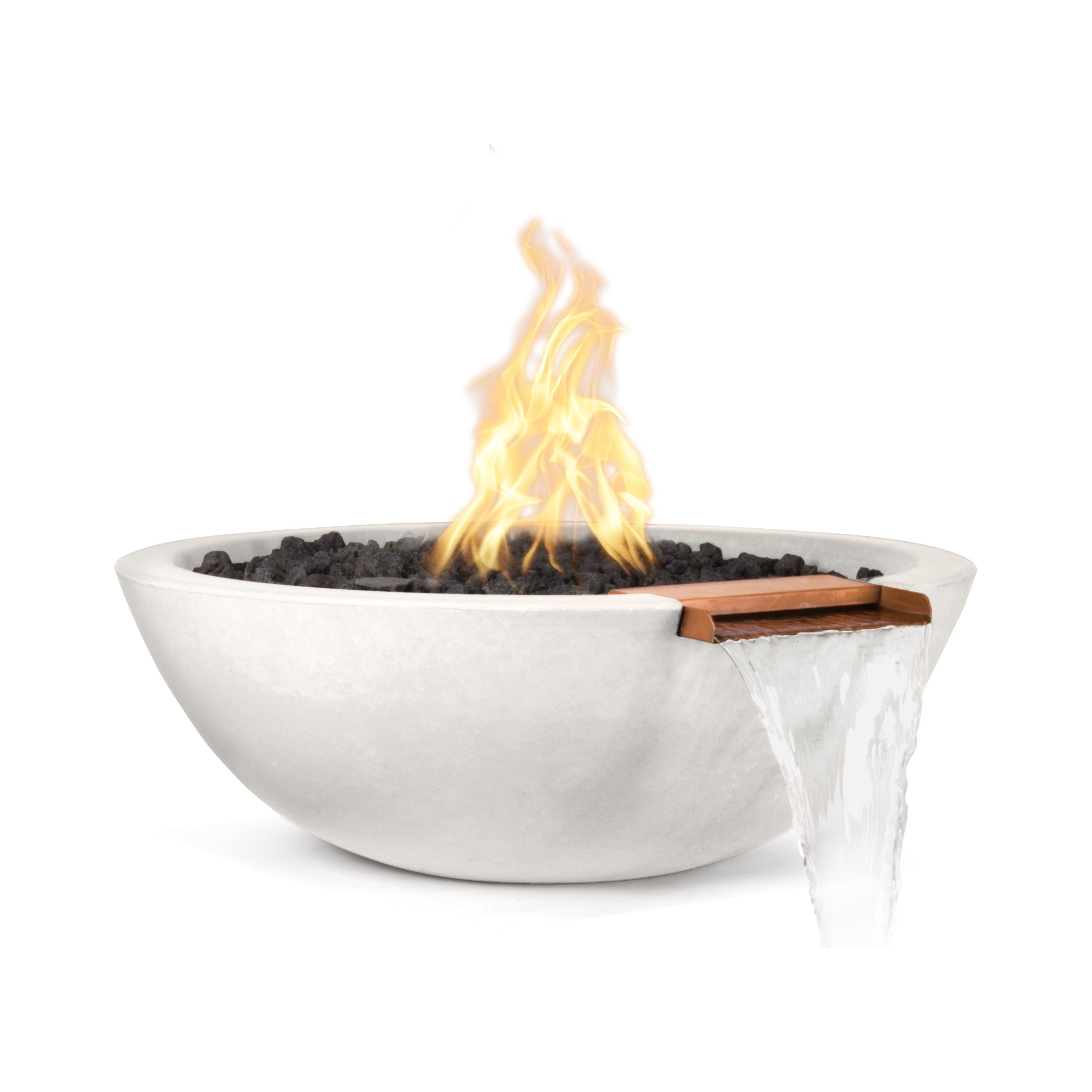The Outdoor Plus Sedona GFRC Concrete Fire & Water Bowl