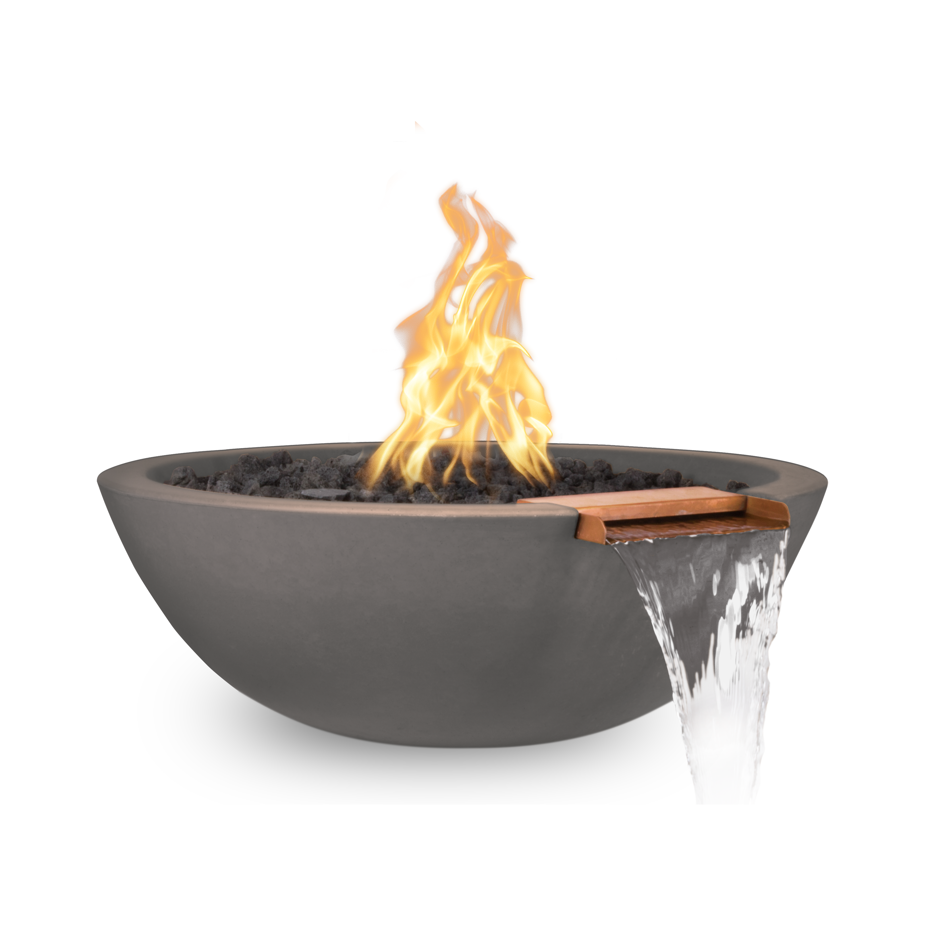 The Outdoor Plus Sedona GFRC Concrete Fire & Water Bowl