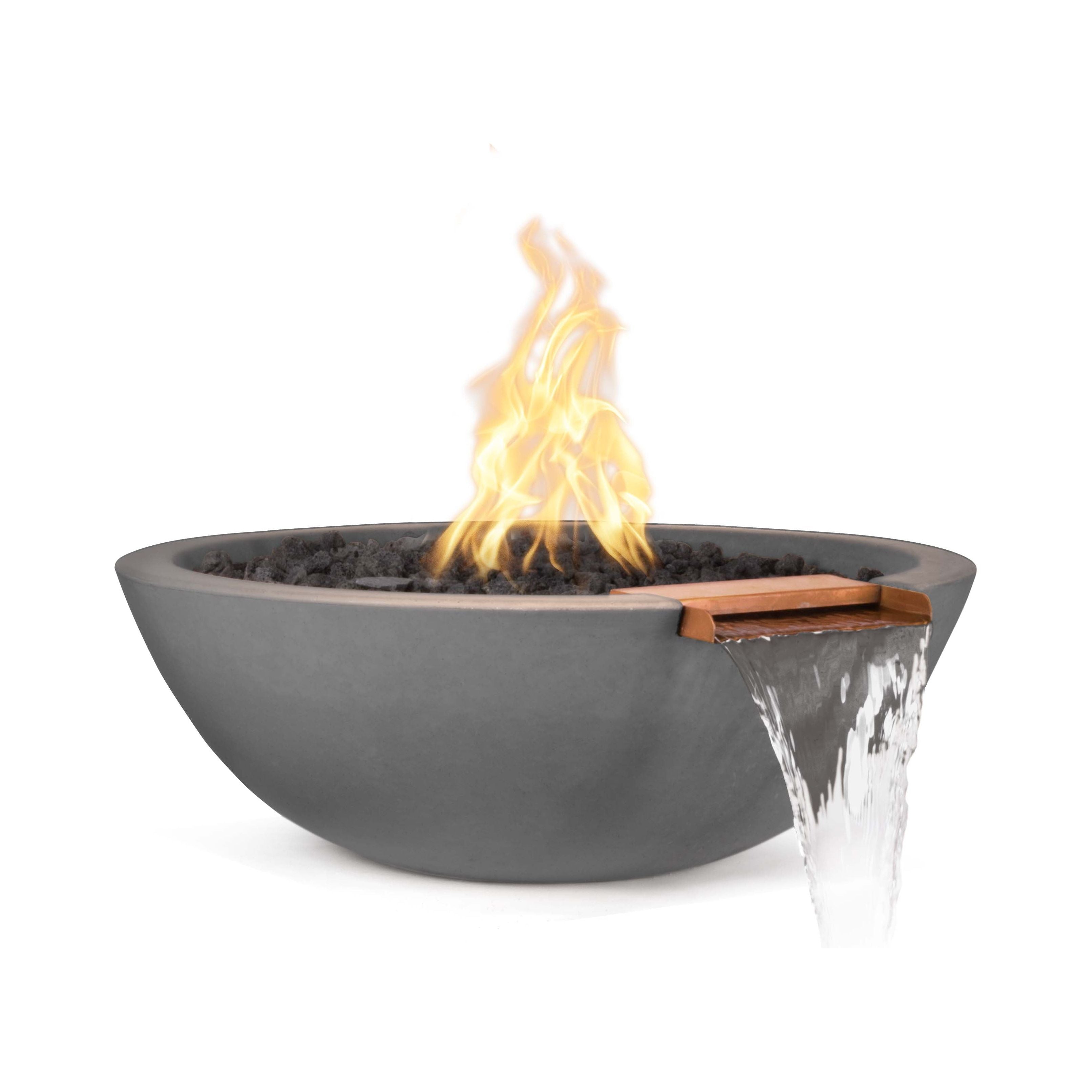 The Outdoor Plus Sedona GFRC Concrete Fire & Water Bowl