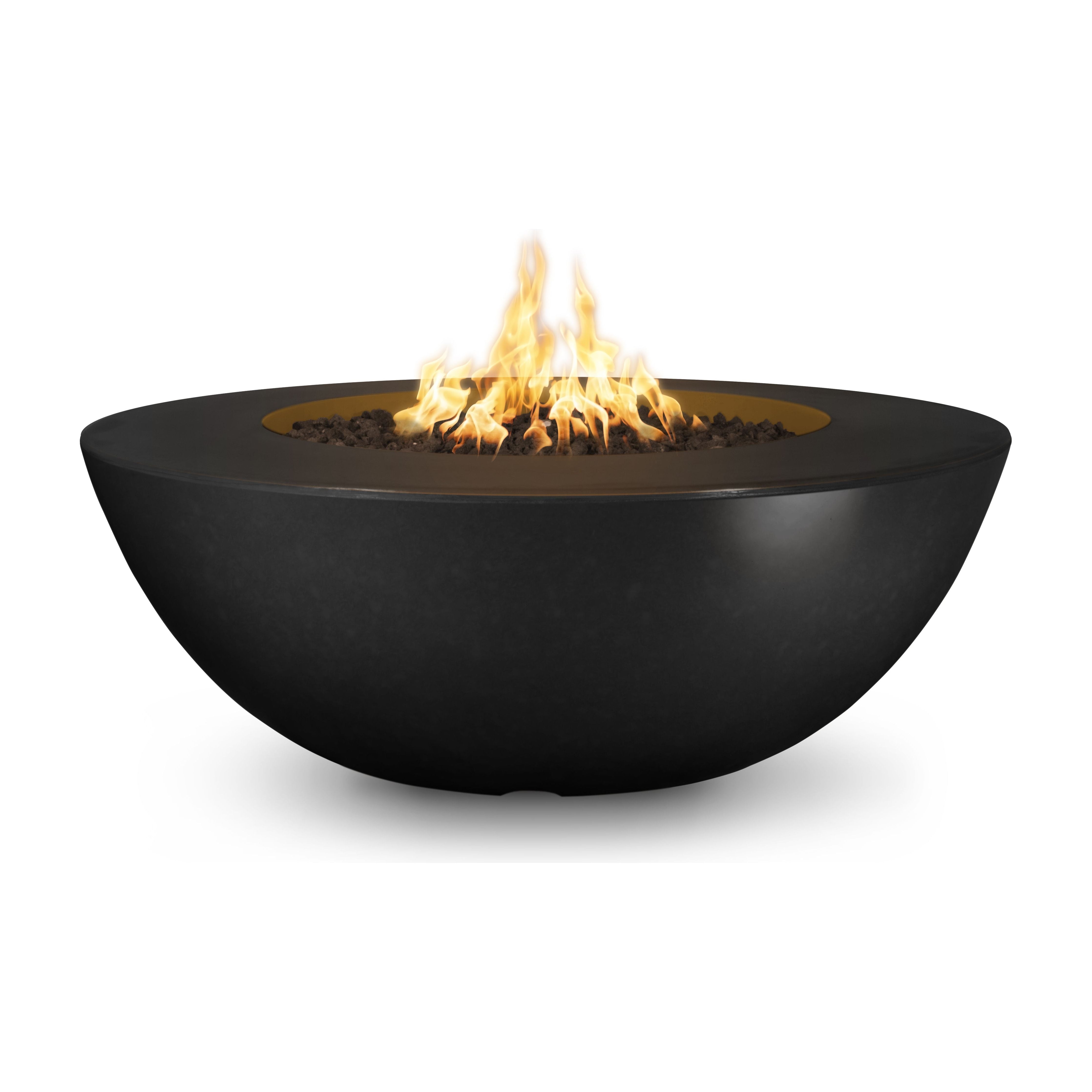 The Outdoor Plus Sedona GFRC Concrete Fire Pit - Wide Ledge