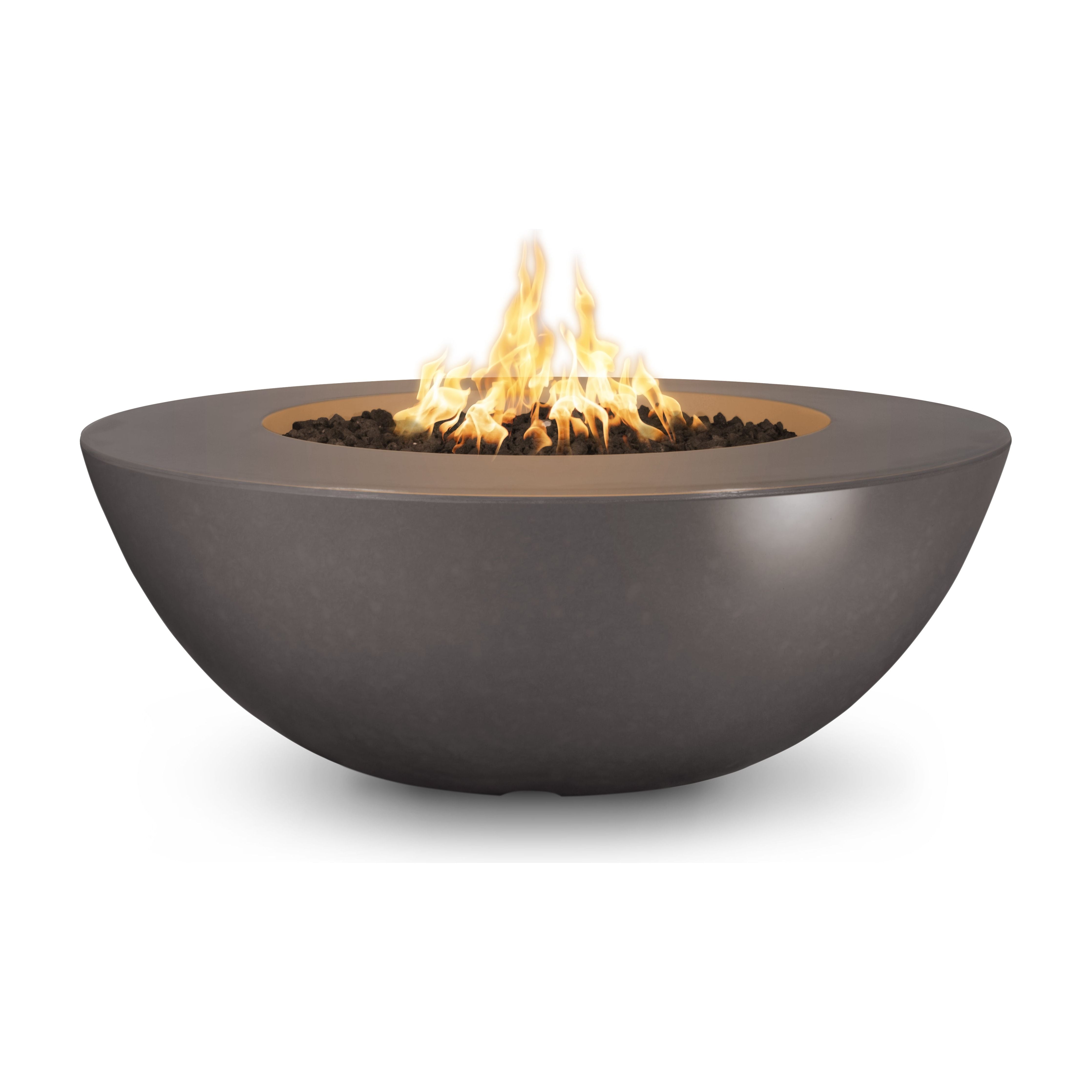 The Outdoor Plus Sedona GFRC Concrete Fire Pit - Wide Ledge