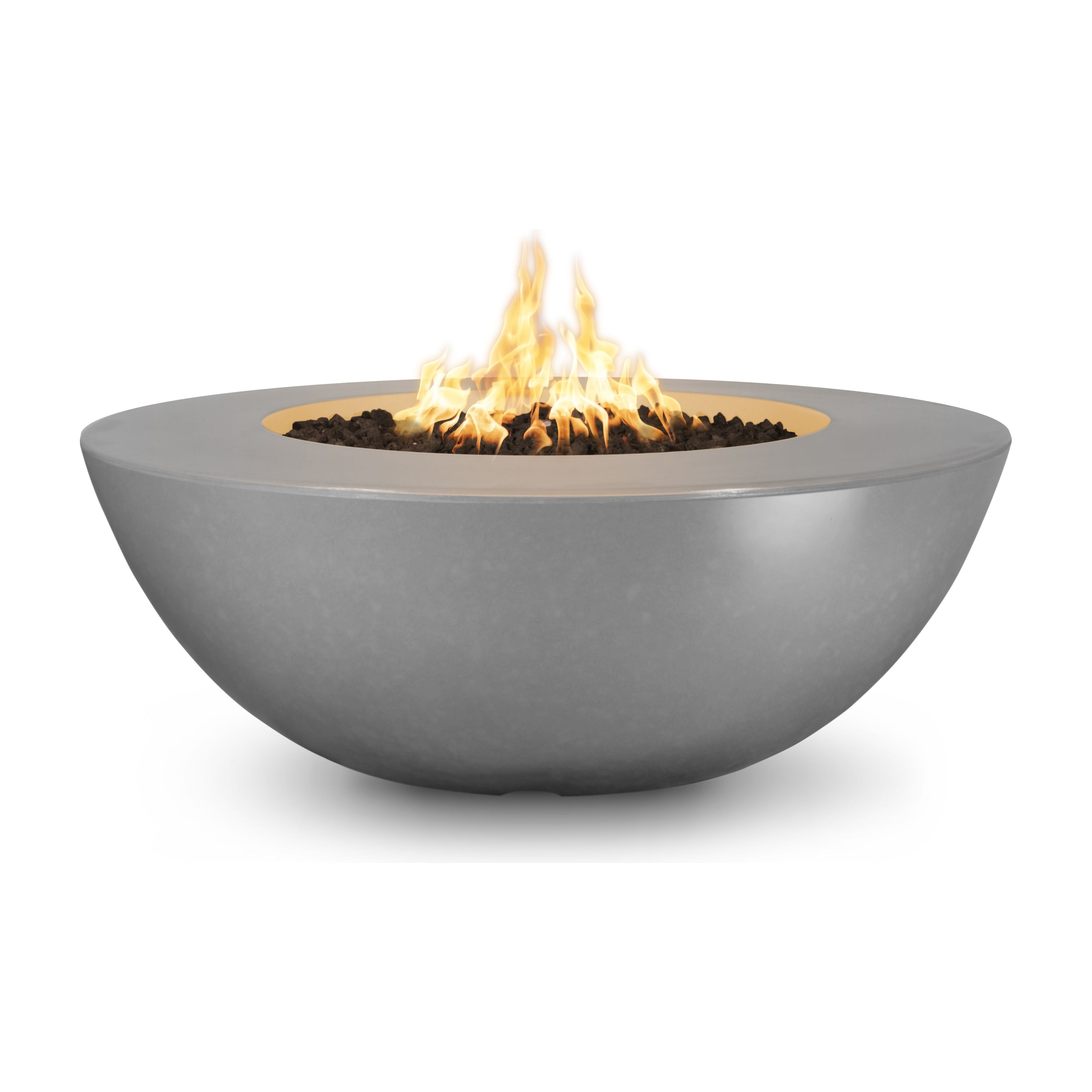 The Outdoor Plus Sedona GFRC Concrete Fire Pit - Wide Ledge